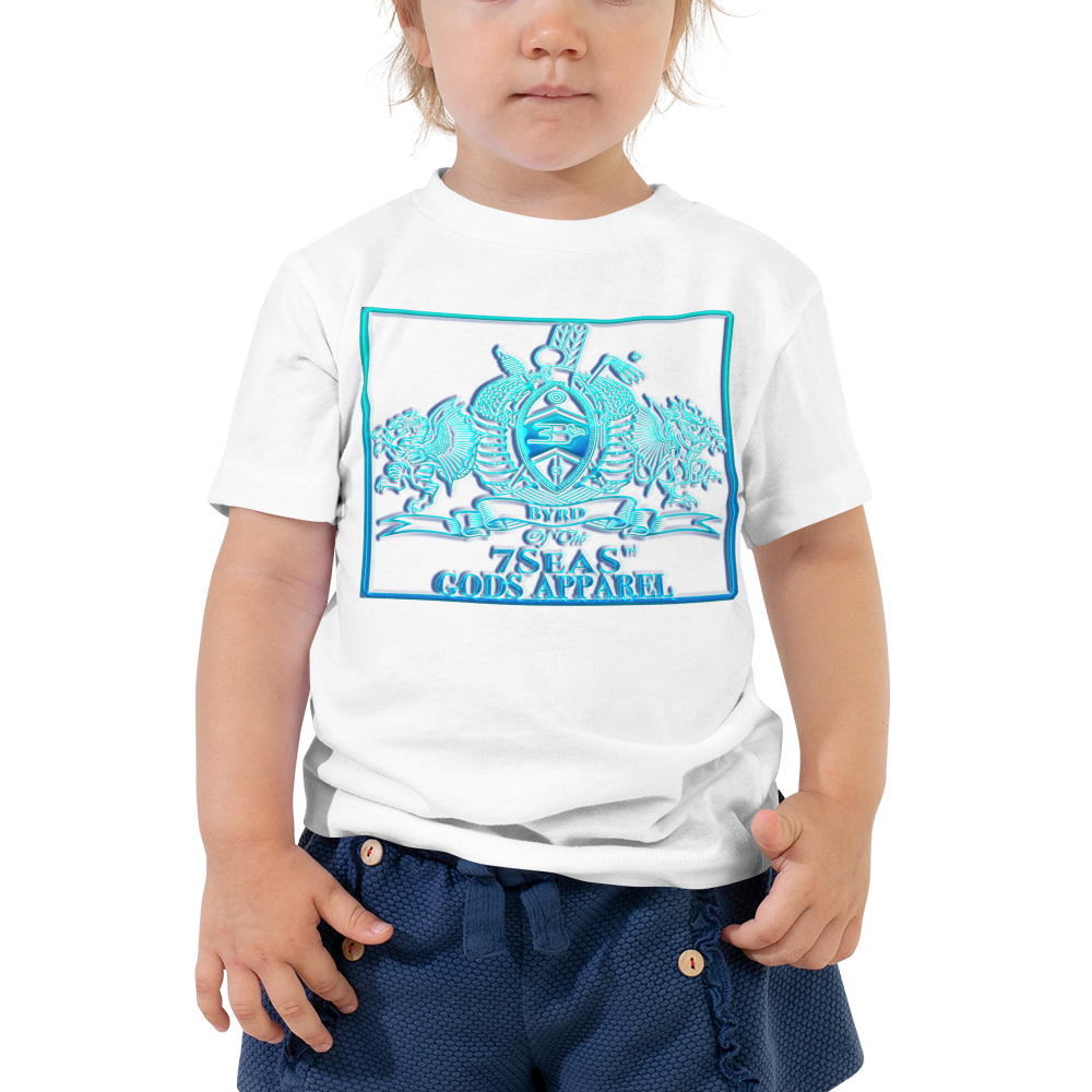 PTAH - BYRD OF THE 7SEAS GODS APPAREL - BLUE - Toddler Goddess/Girls Short Sleeve Tee