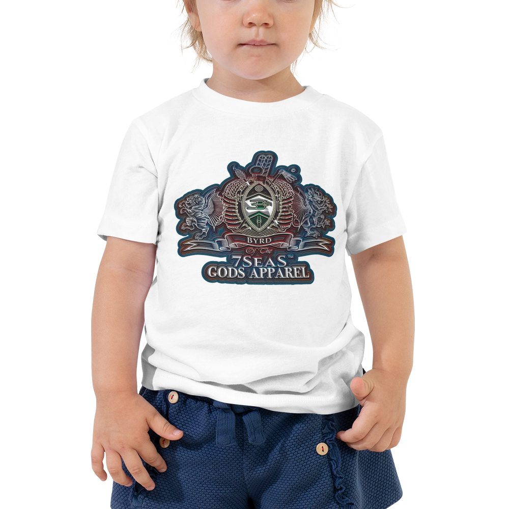 SOBEK - BYRD OF THE 7SEAS GODS APPAREL - BLUE/RED/GREEN - Toddler Goddess/Girls Short Sleeve Tee