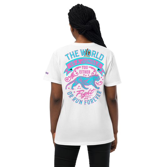 World Is A Jungle - BYRD OF THE 7SEAS GODS APPAREL - TIGER EDITION - YEMAYA - Goddess/Women Unisex garment-dyed pocket t-shirt
