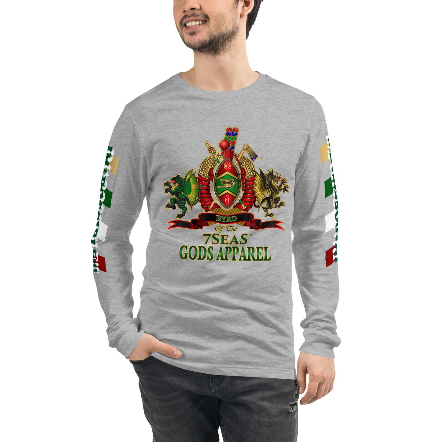 APEP - BYRD OF THE 7SEAS GODS APPAREL - Gods/Men Unisex Long Sleeve Tee