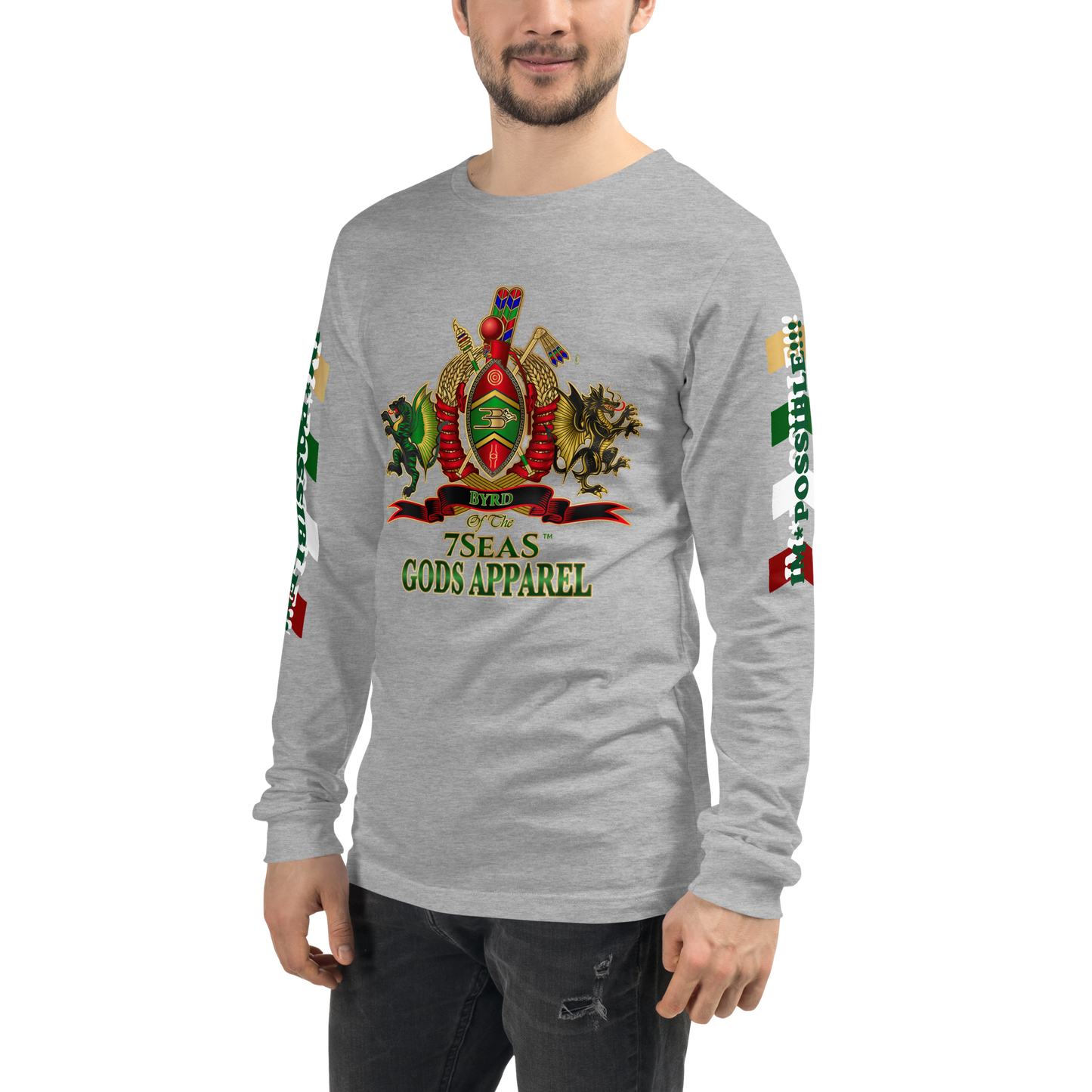 APEP - BYRD OF THE 7SEAS GODS APPAREL - Gods/Men Unisex Long Sleeve Tee