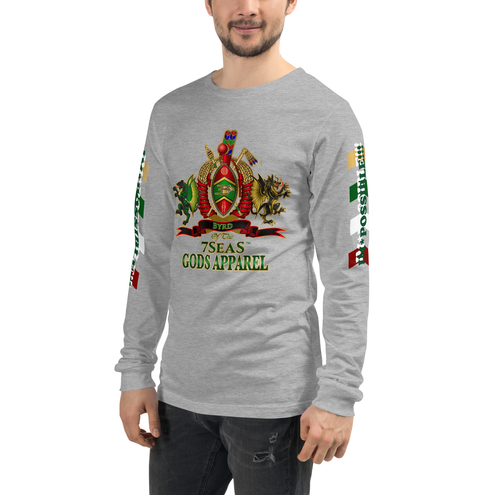 APEP - BYRD OF THE 7SEAS GODS APPAREL - Gods/Men Unisex Long Sleeve Tee