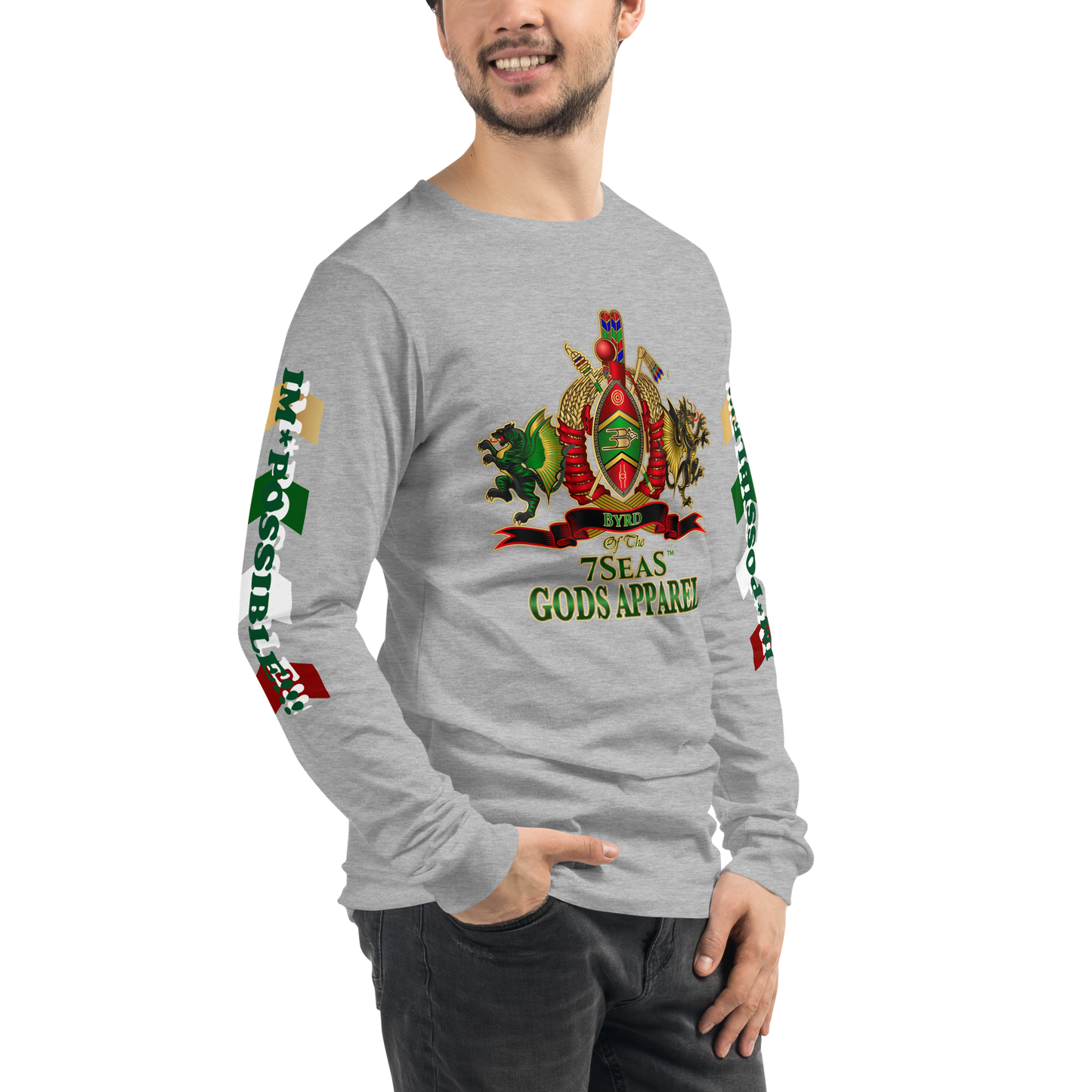 APEP - BYRD OF THE 7SEAS GODS APPAREL - Gods/Men Unisex Long Sleeve Tee