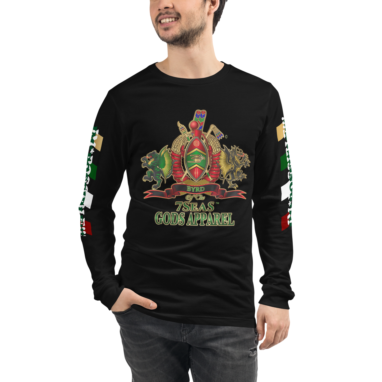 APEP - BYRD OF THE 7SEAS GODS APPAREL - Gods/Men Unisex Long Sleeve Tee