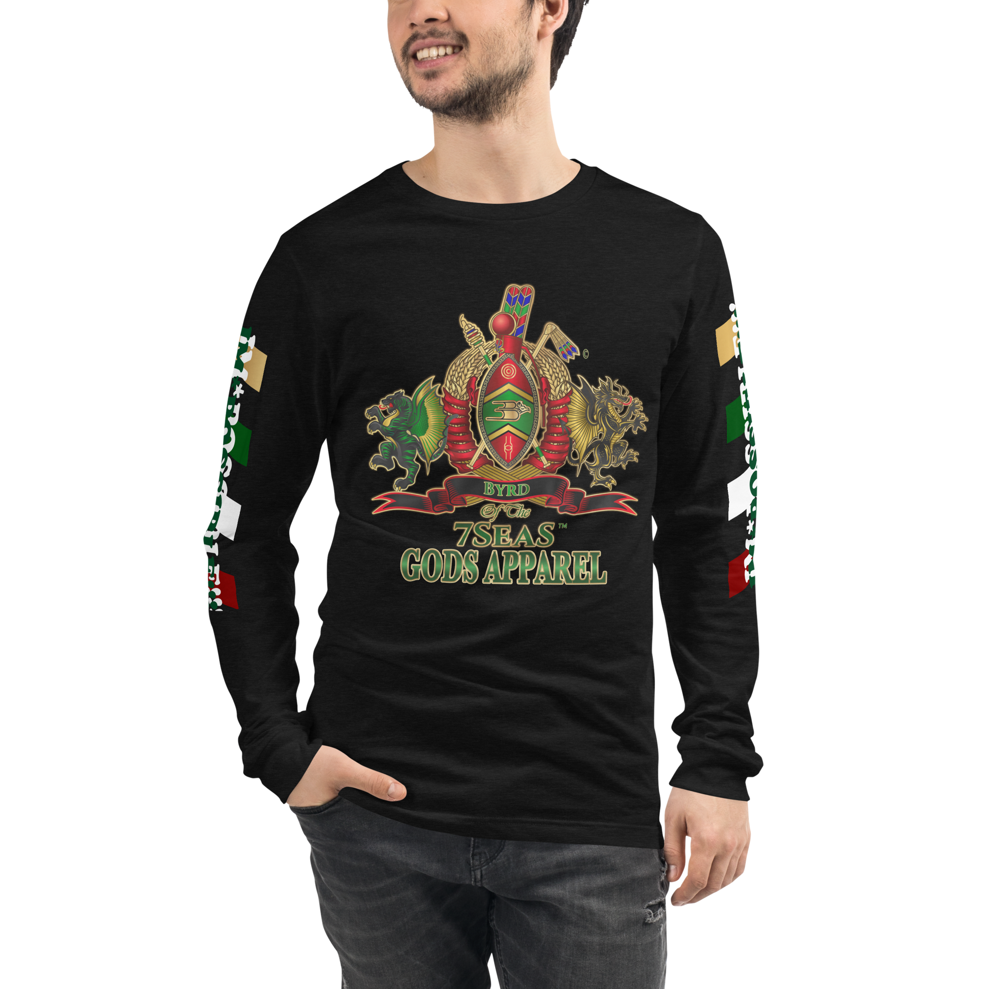 APEP - BYRD OF THE 7SEAS GODS APPAREL - Gods/Men Unisex Long Sleeve Tee