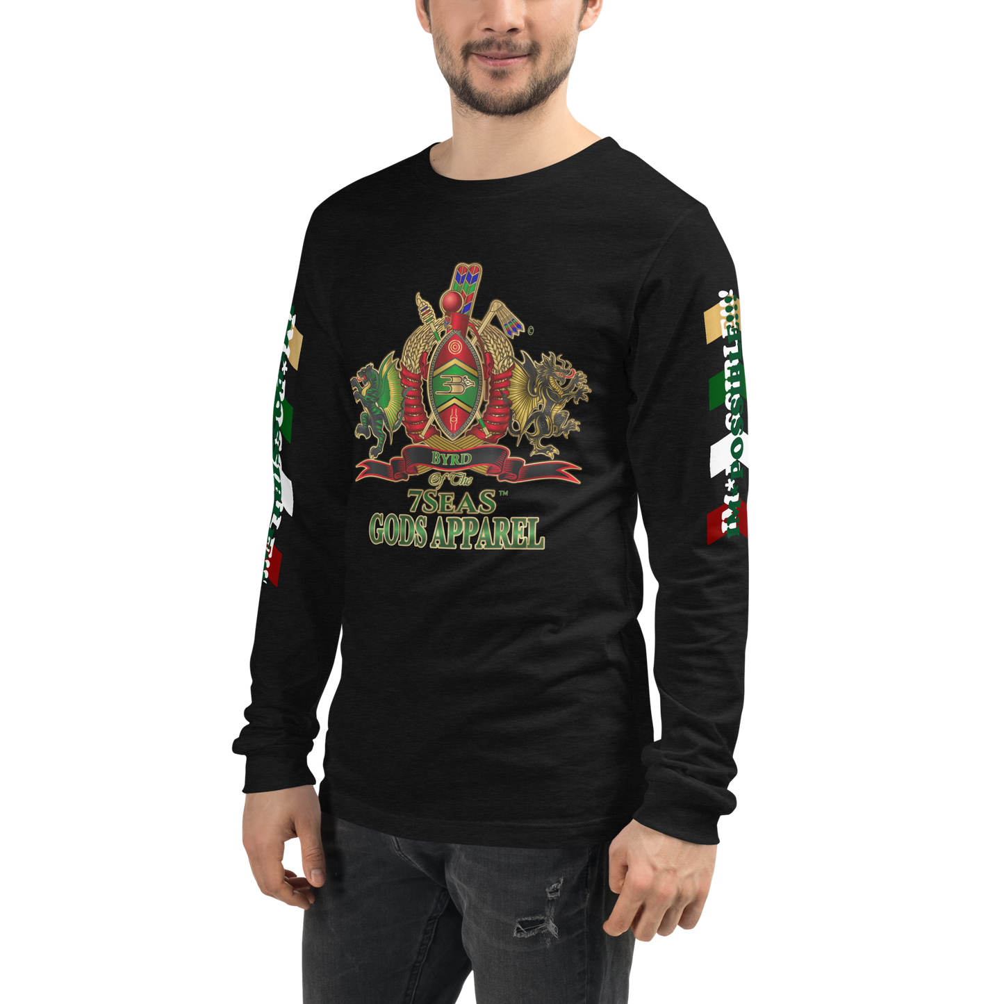 APEP - BYRD OF THE 7SEAS GODS APPAREL - Gods/Men Unisex Long Sleeve Tee