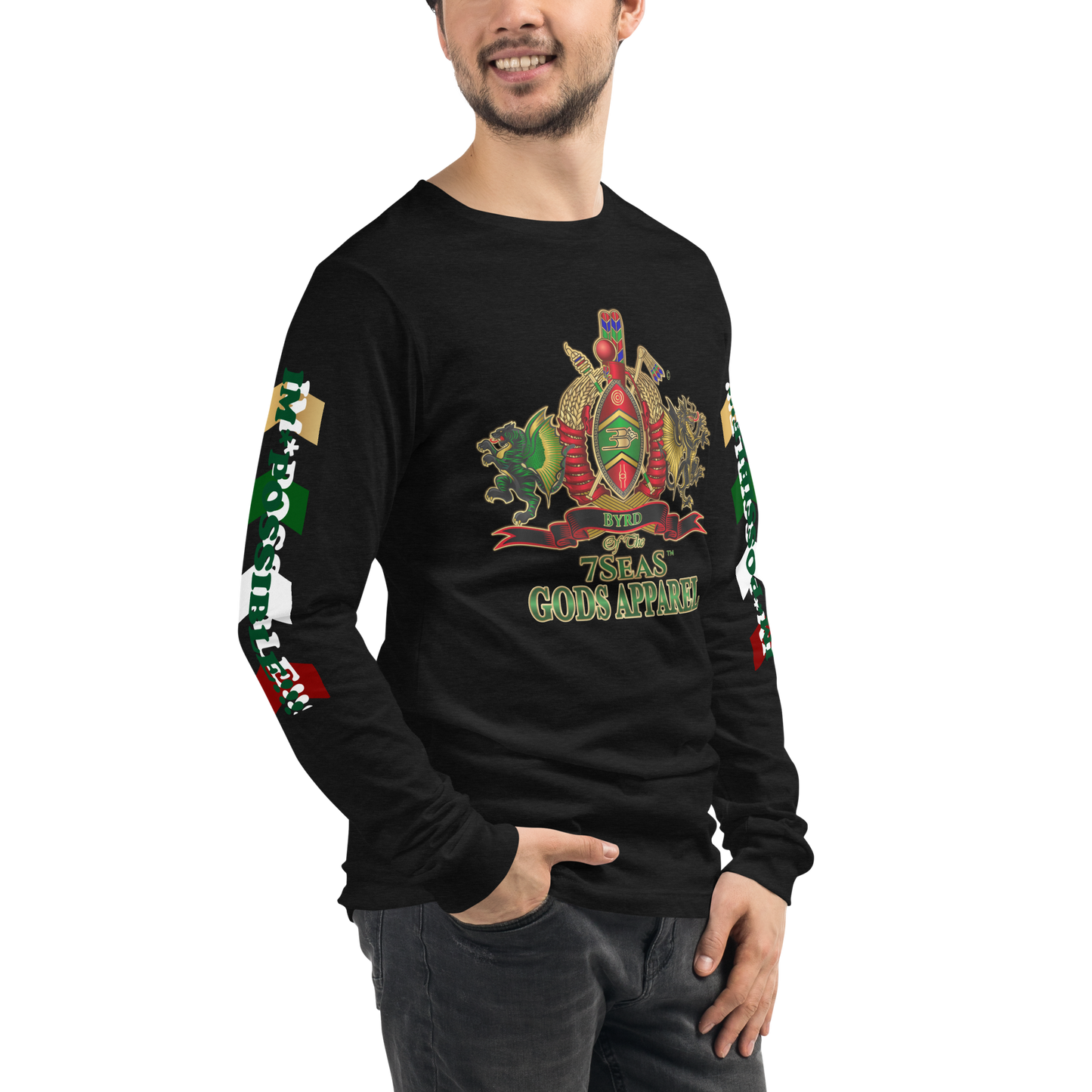 APEP - BYRD OF THE 7SEAS GODS APPAREL - Gods/Men Unisex Long Sleeve Tee