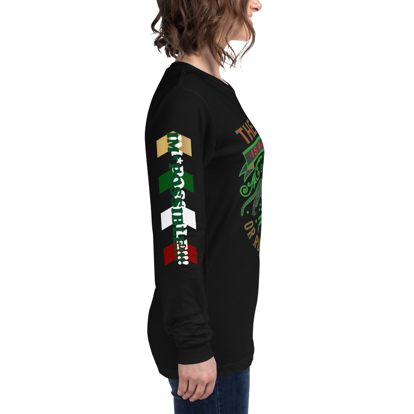 World Is A Jungle - BYRD OF THE 7SEAS GODS APPAREL - TIGER EDITION - ENBYRD - Goddess/Women Unisex Long Sleeve Tee