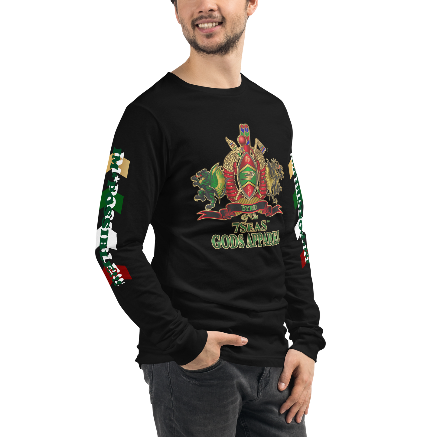 APEP - BYRD OF THE 7SEAS GODS APPAREL - Gods/Men Unisex Long Sleeve Tee