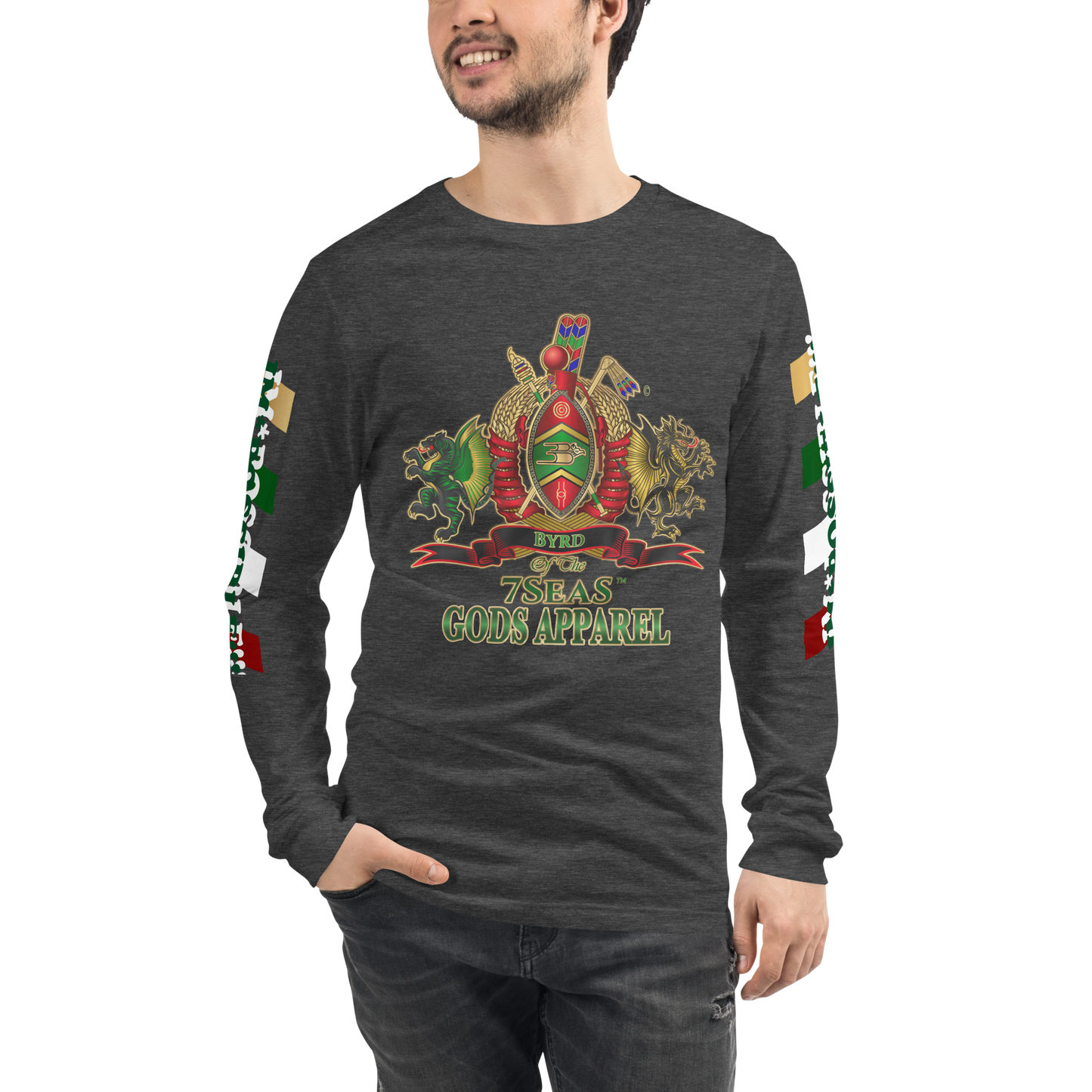 APEP - BYRD OF THE 7SEAS GODS APPAREL - Gods/Men Unisex Long Sleeve Tee