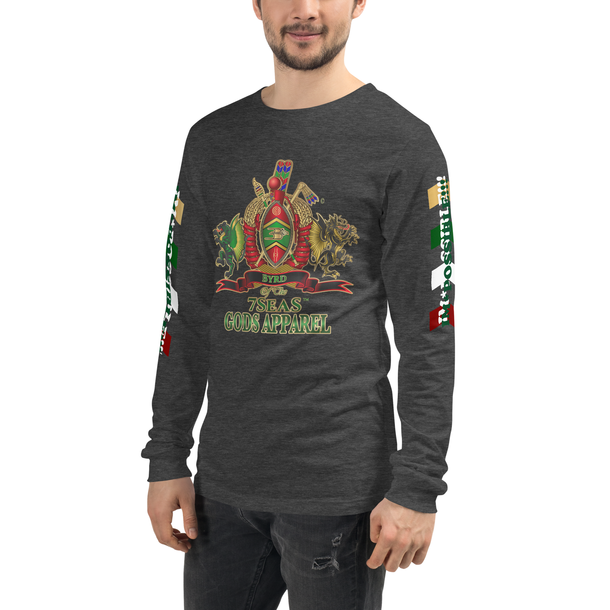 APEP - BYRD OF THE 7SEAS GODS APPAREL - Gods/Men Unisex Long Sleeve Tee