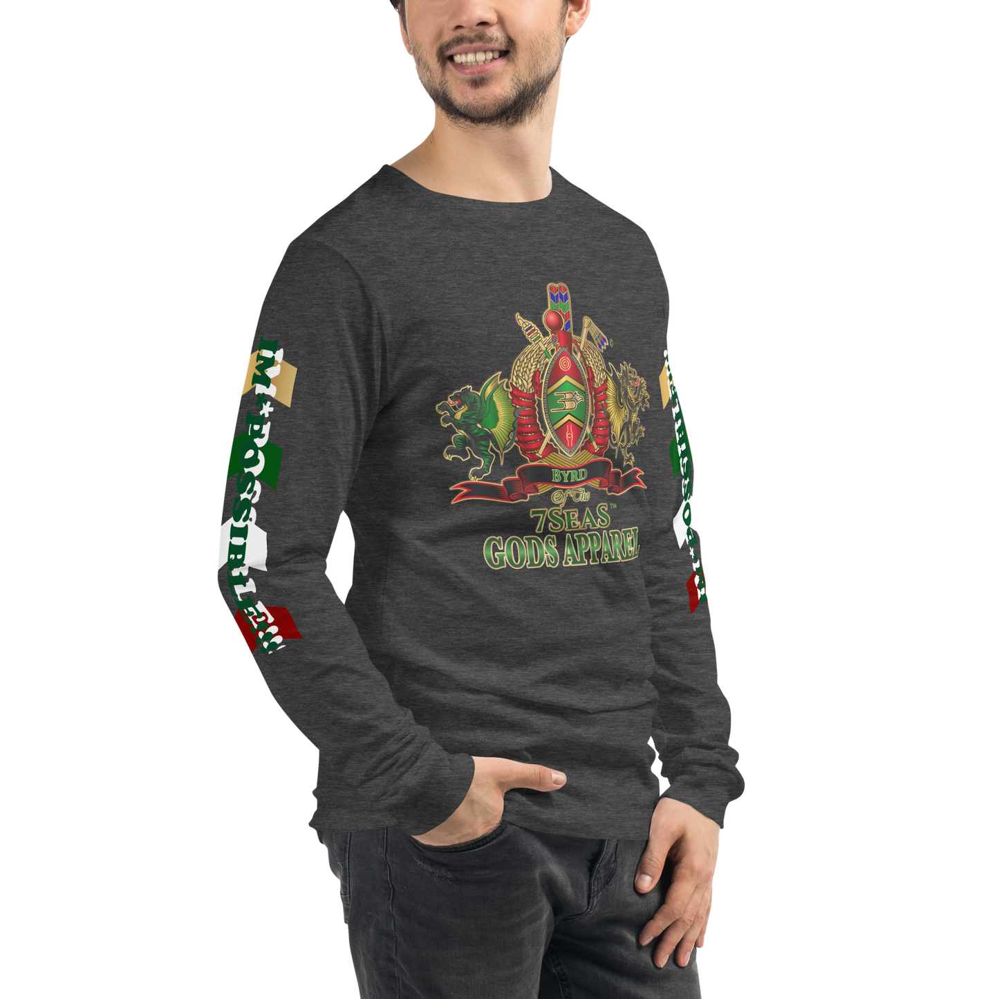 APEP - BYRD OF THE 7SEAS GODS APPAREL - Gods/Men Unisex Long Sleeve Tee