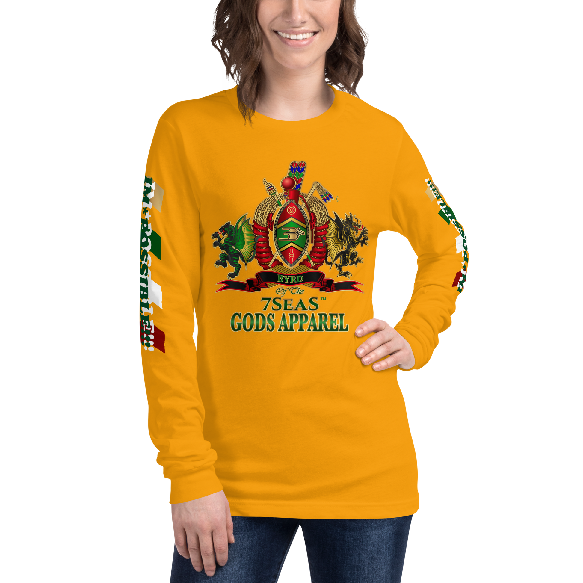 APEP - BYRD OF THE 7SEAS GODS APPAREL - Goddess/Women Unisex Long Sleeve Tee