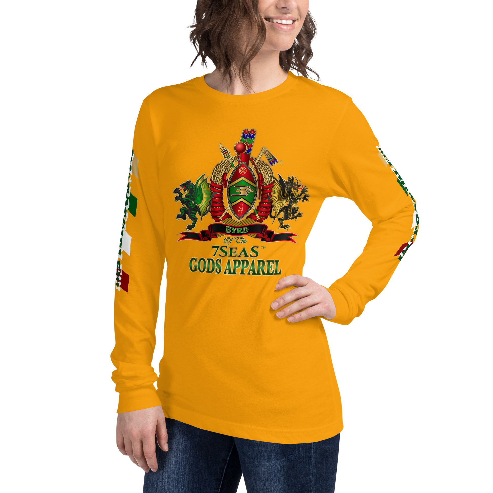 APEP - BYRD OF THE 7SEAS GODS APPAREL - Goddess/Women Unisex Long Sleeve Tee