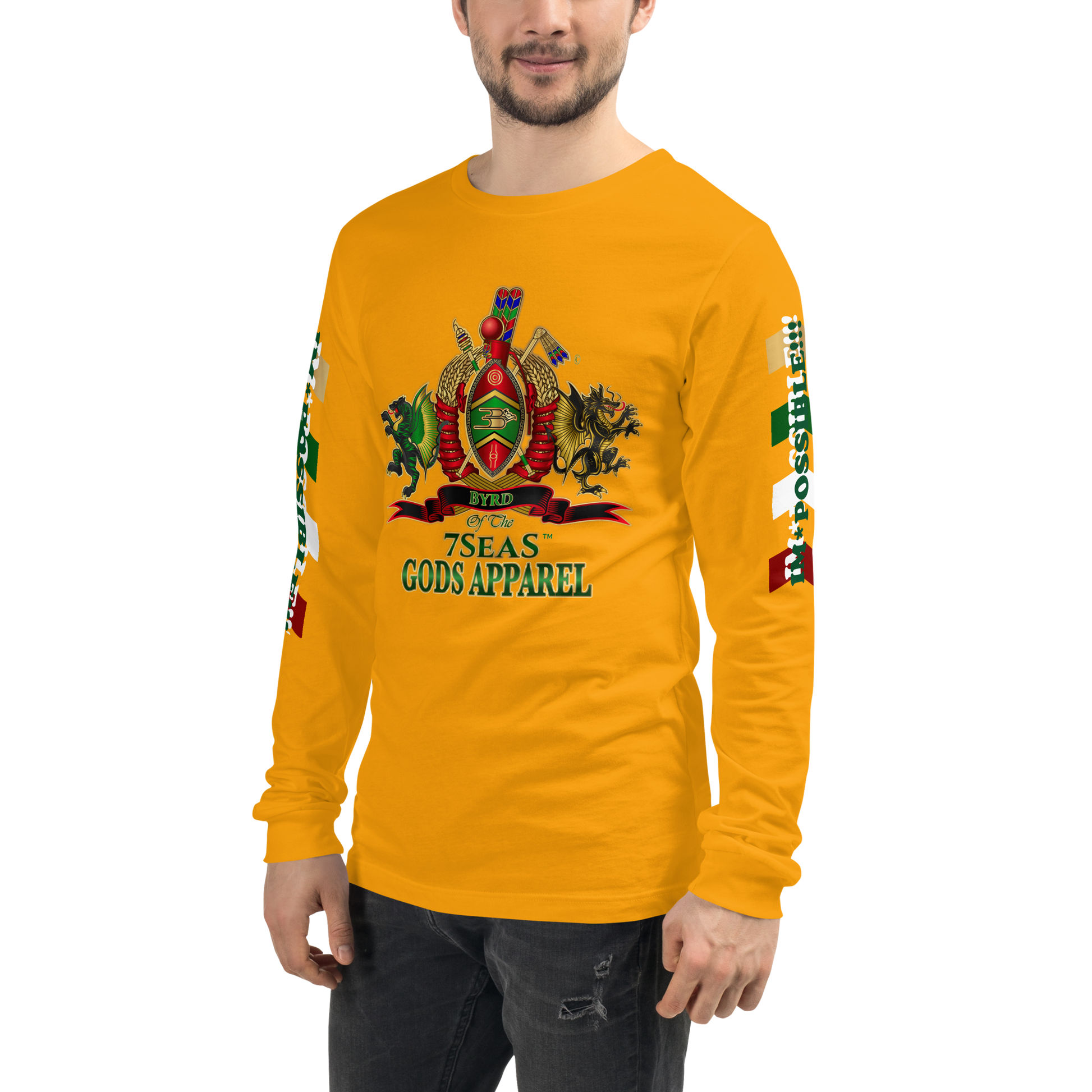 APEP - BYRD OF THE 7SEAS GODS APPAREL - Gods/Men Unisex Long Sleeve Tee