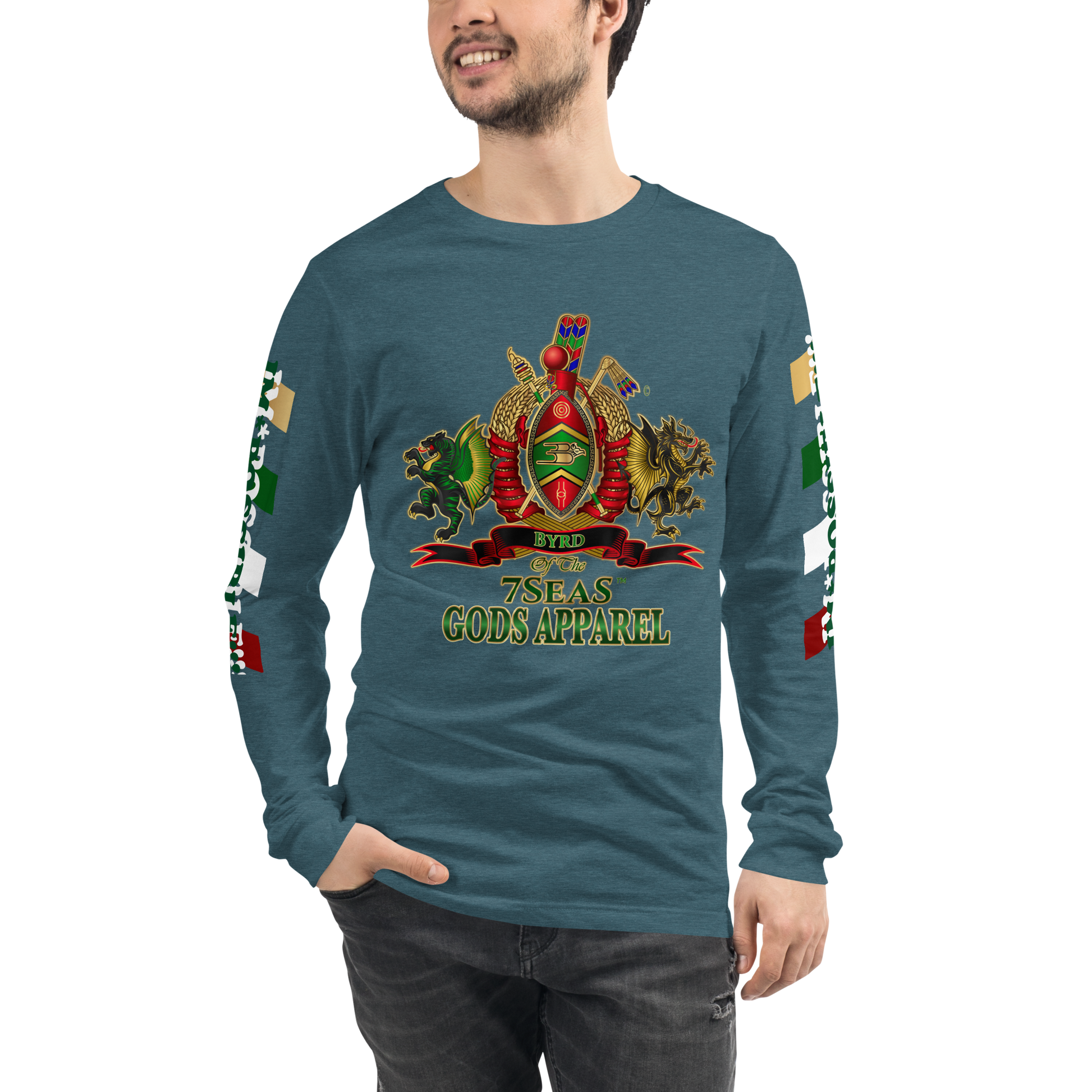 APEP - BYRD OF THE 7SEAS GODS APPAREL - Gods/Men Unisex Long Sleeve Tee