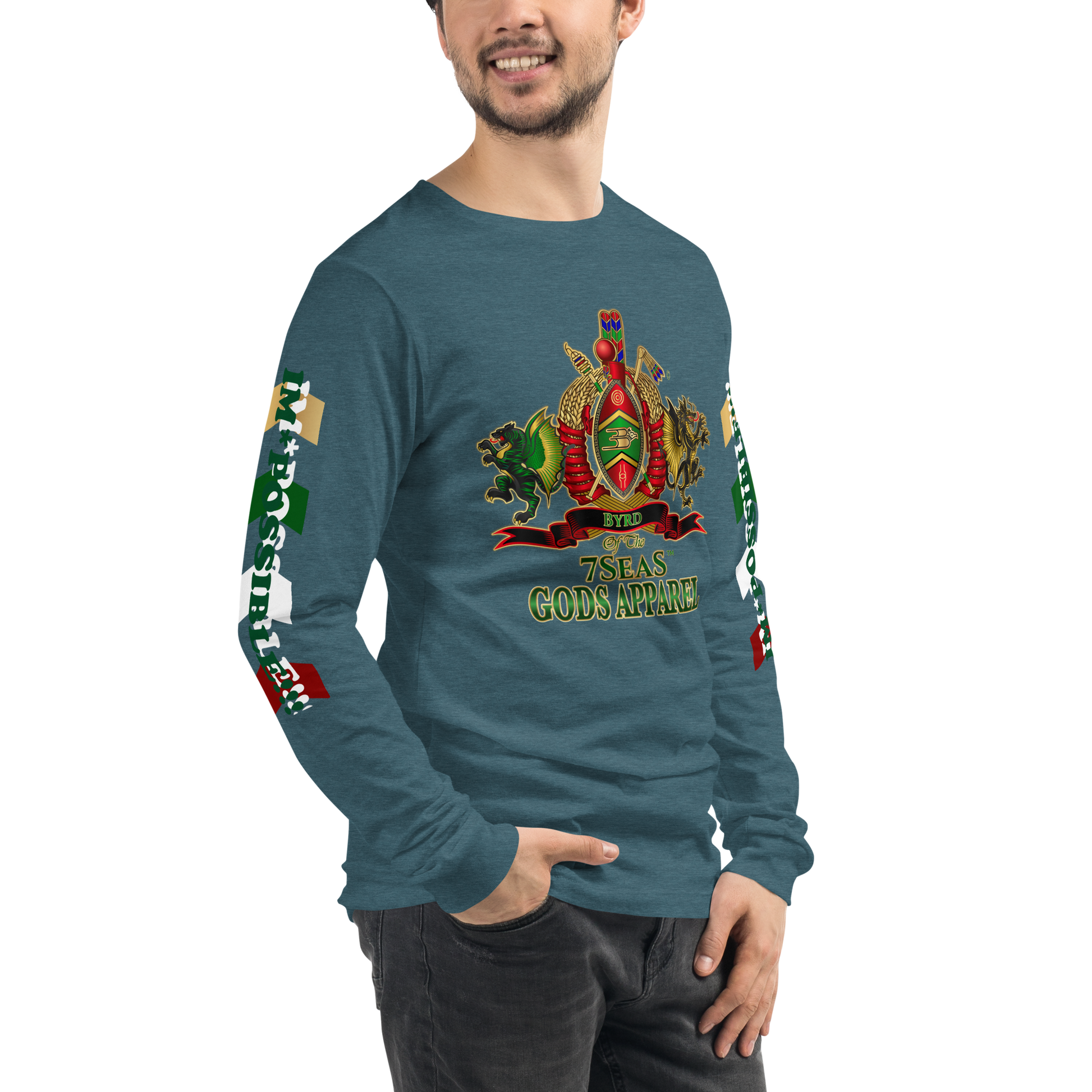 APEP - BYRD OF THE 7SEAS GODS APPAREL - Gods/Men Unisex Long Sleeve Tee