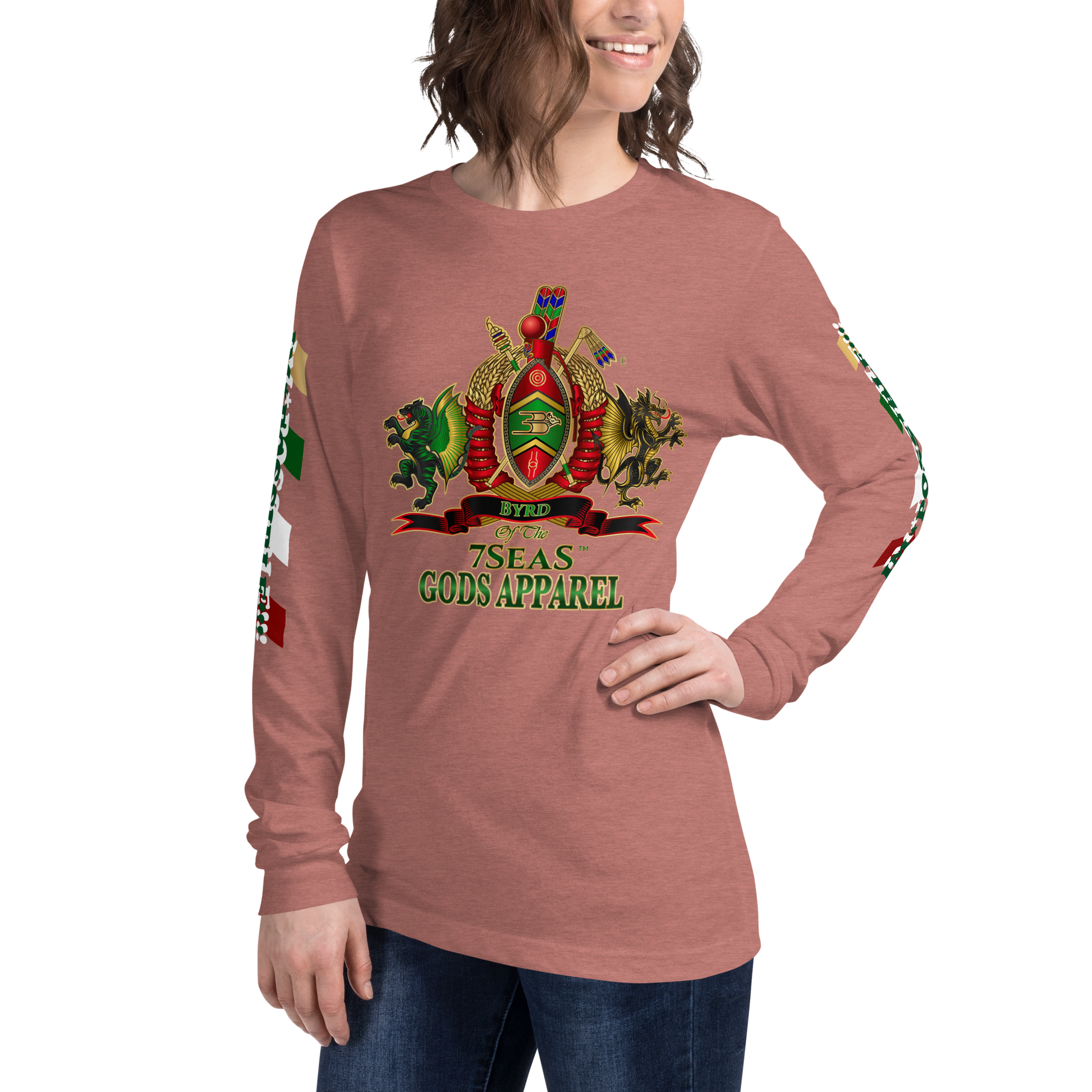 APEP - BYRD OF THE 7SEAS GODS APPAREL - Goddess/Women Unisex Long Sleeve Tee