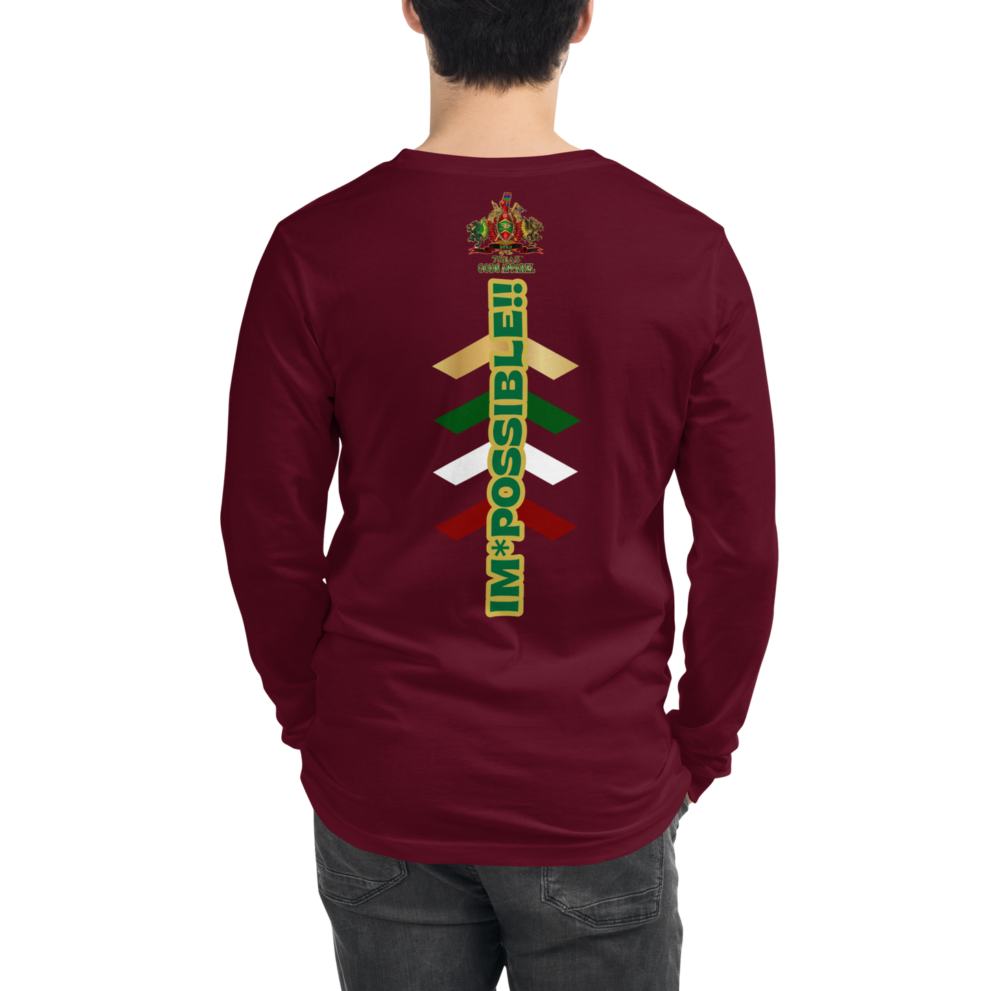 World Is A Jungle - BYRD OF THE 7SEAS GODS APPAREL - TIGER EDITION - ENBYRD - Embroidery - Gods/Mens Unisex Long Sleeve Tee