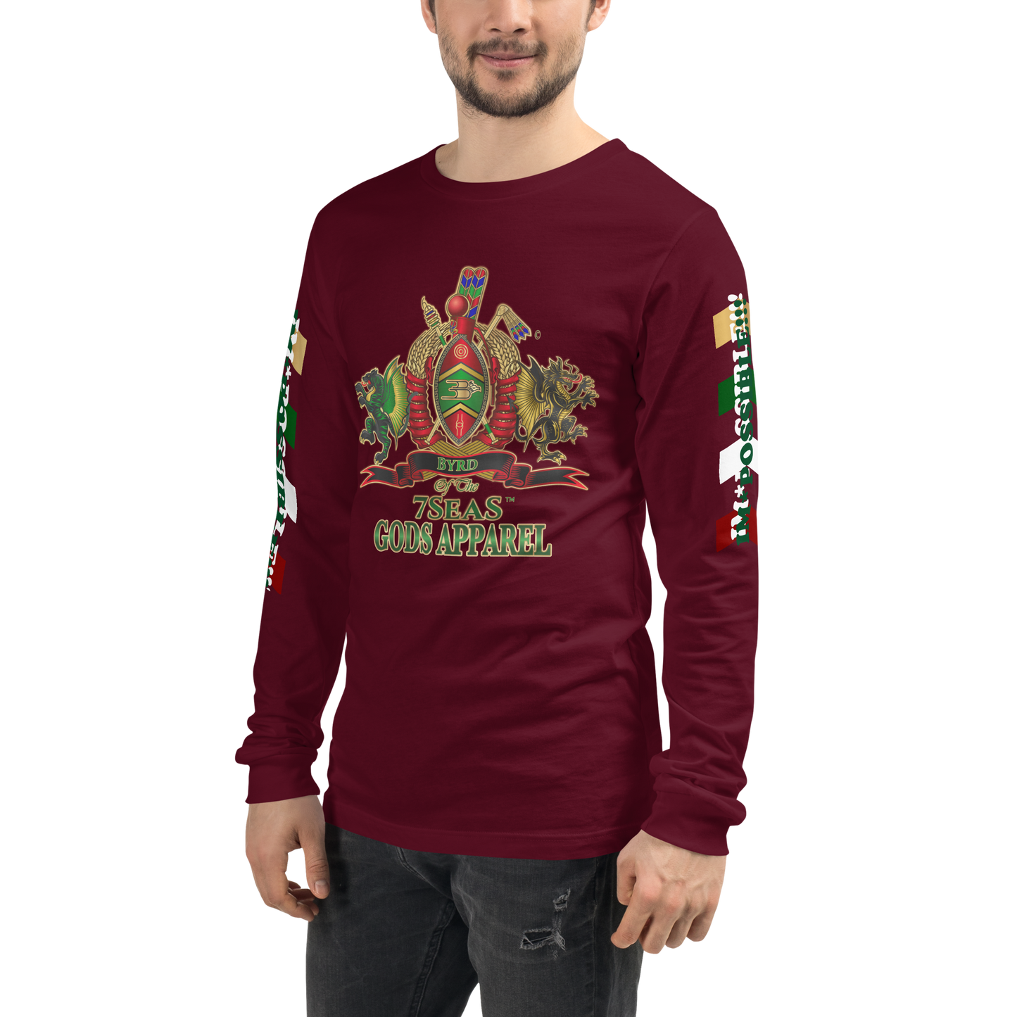 APEP - BYRD OF THE 7SEAS GODS APPAREL - Gods/Men Unisex Long Sleeve Tee