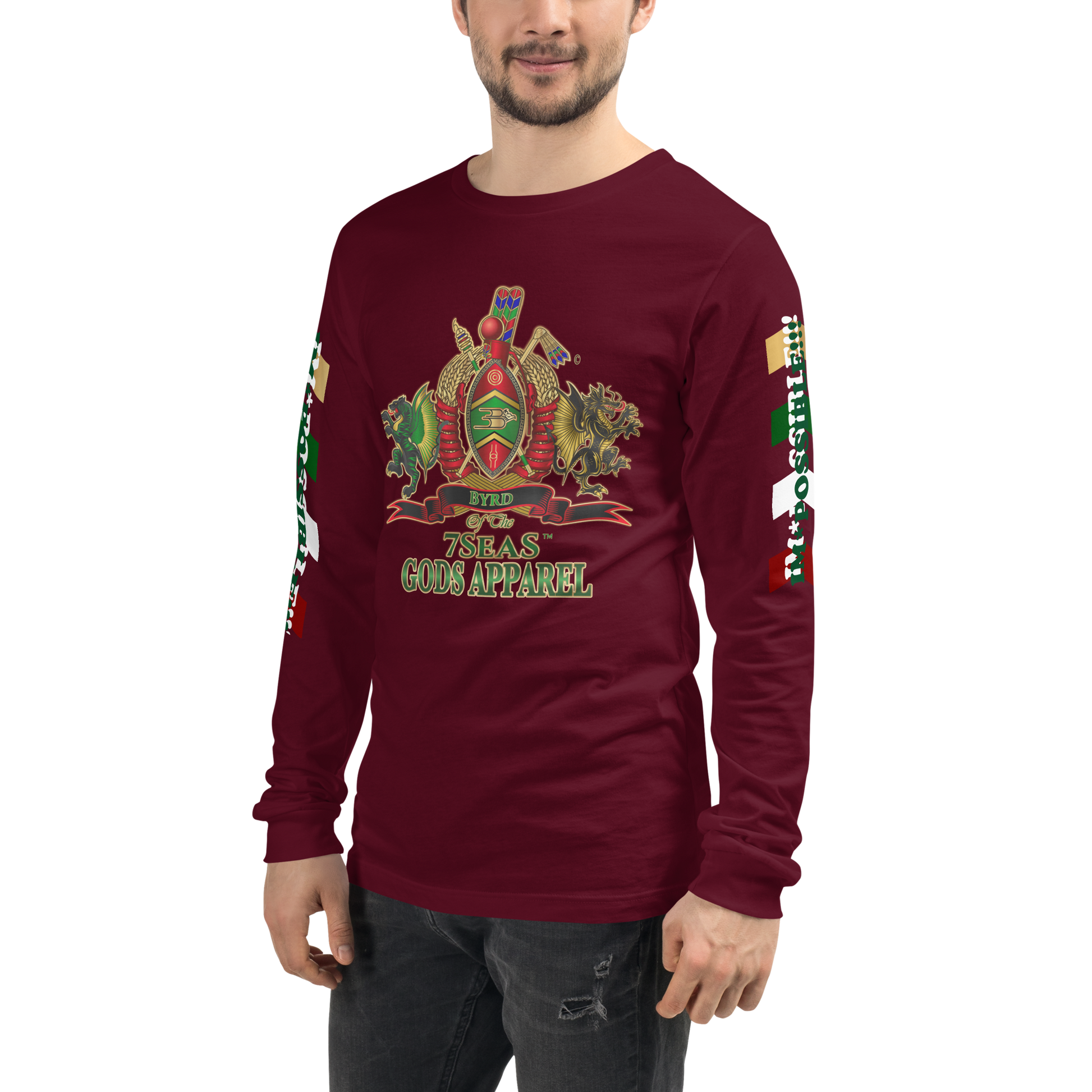 APEP - BYRD OF THE 7SEAS GODS APPAREL - Gods/Men Unisex Long Sleeve Tee