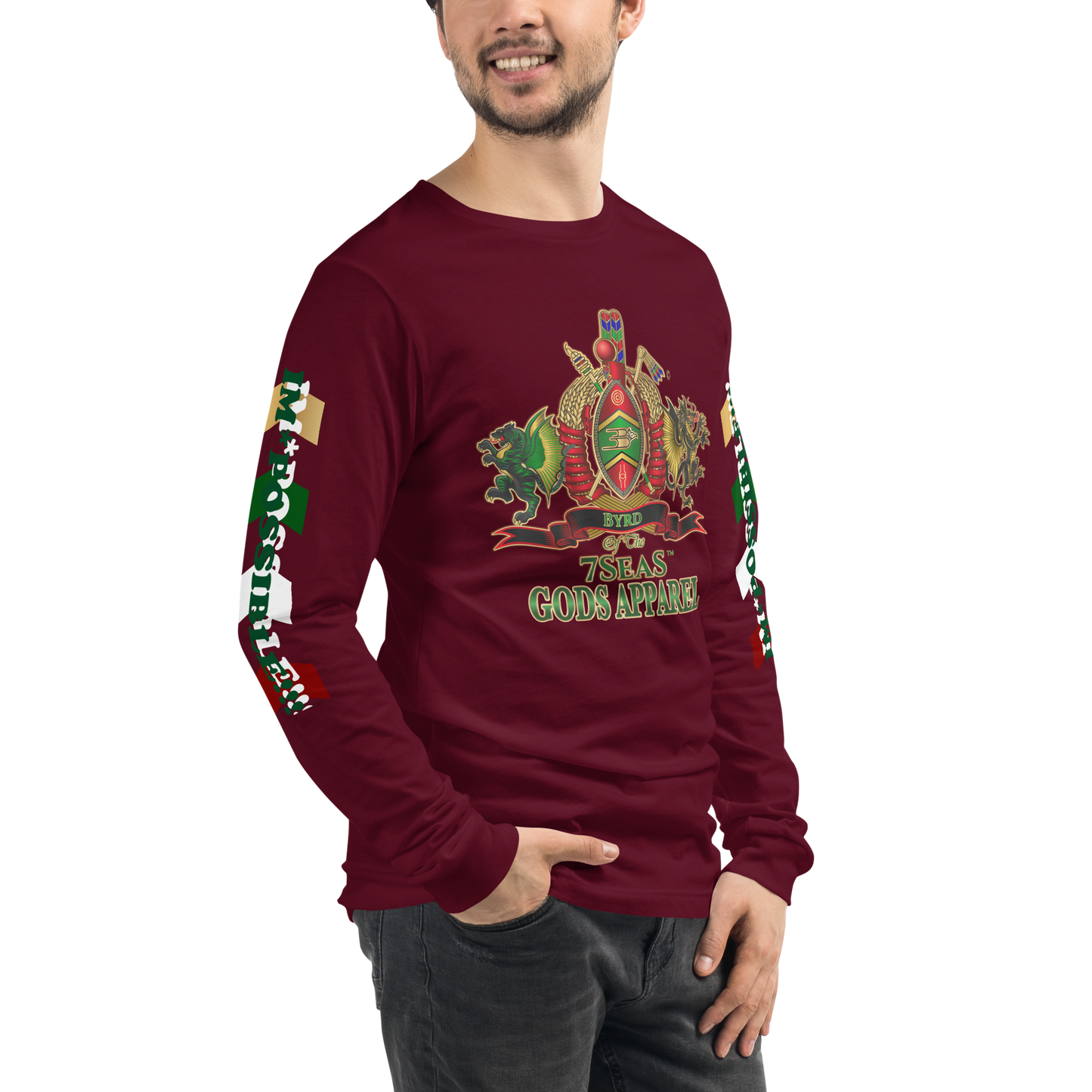 APEP - BYRD OF THE 7SEAS GODS APPAREL - Gods/Men Unisex Long Sleeve Tee