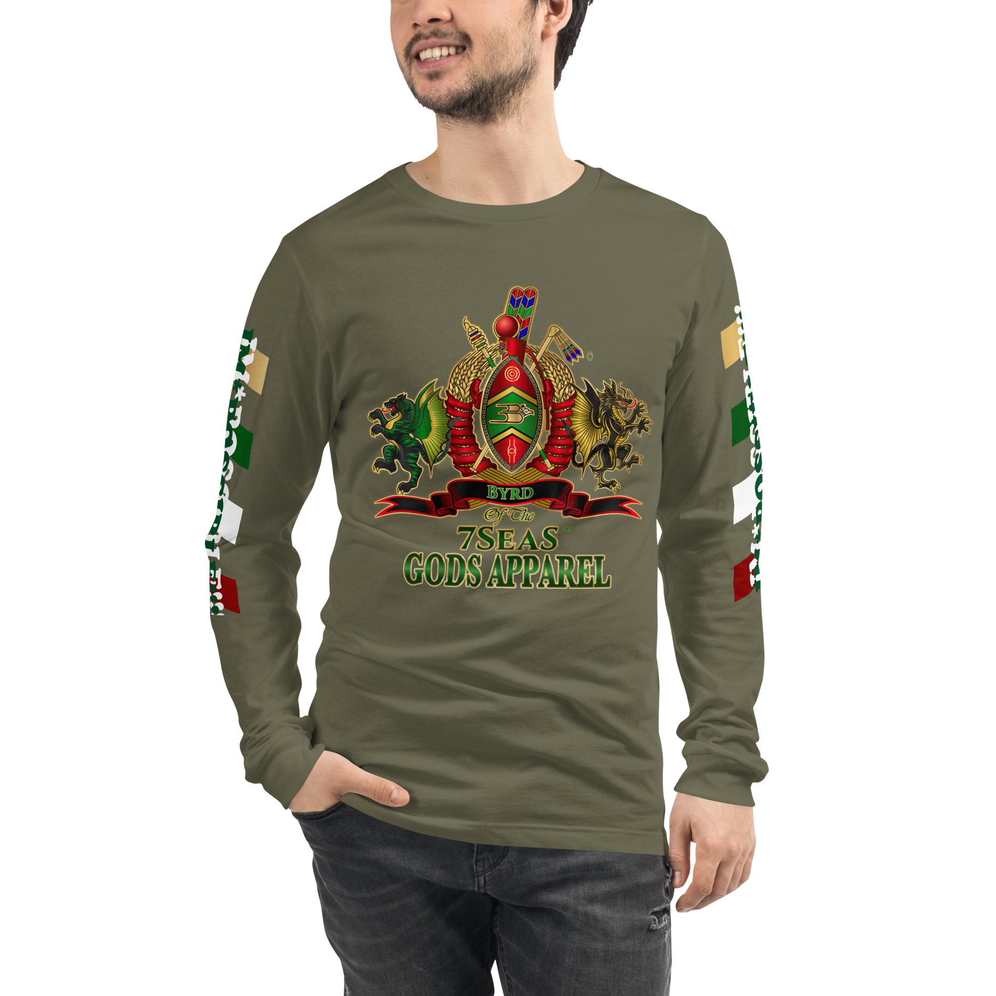 APEP - BYRD OF THE 7SEAS GODS APPAREL - Gods/Men Unisex Long Sleeve Tee