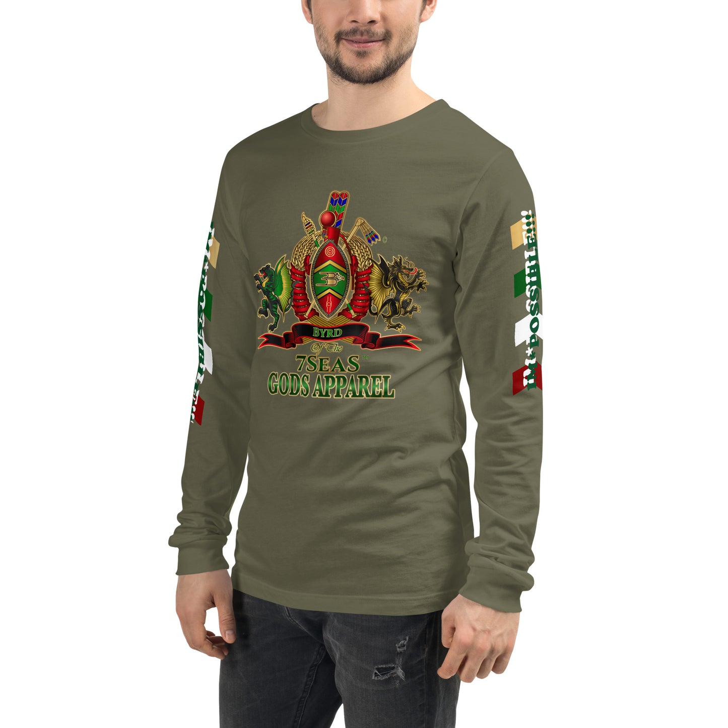 APEP - BYRD OF THE 7SEAS GODS APPAREL - Gods/Men Unisex Long Sleeve Tee