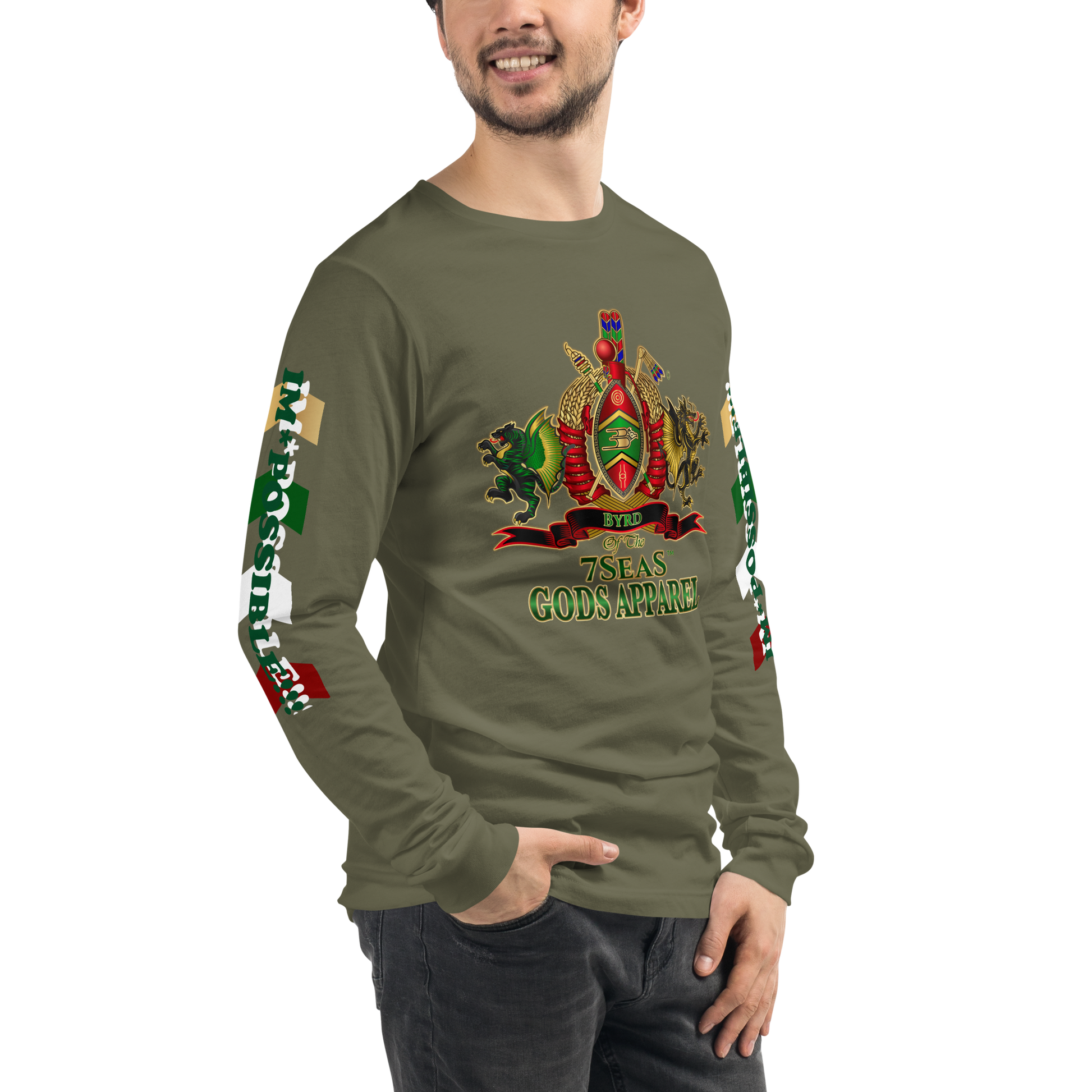 APEP - BYRD OF THE 7SEAS GODS APPAREL - Gods/Men Unisex Long Sleeve Tee