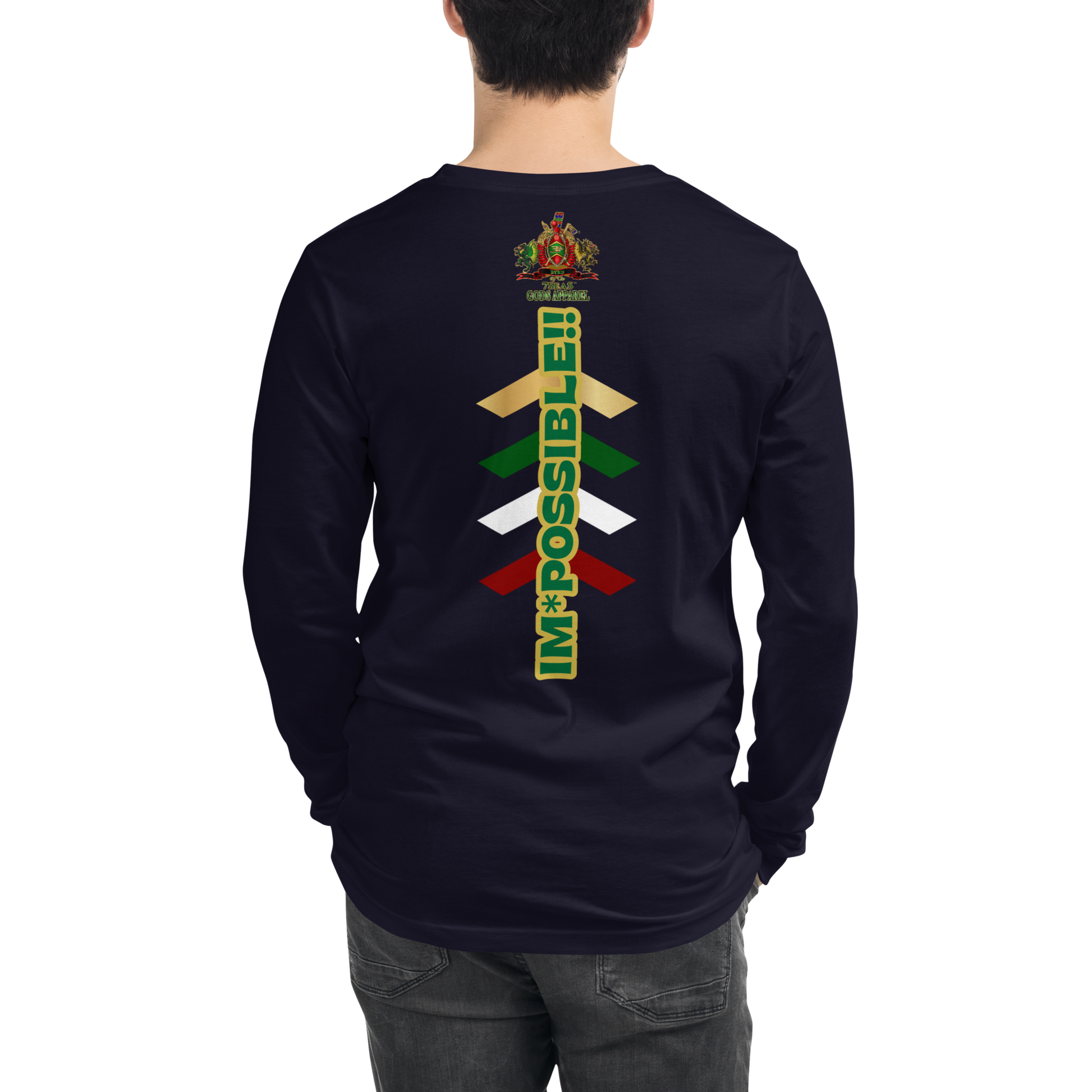 World Is A Jungle - BYRD OF THE 7SEAS GODS APPAREL - TIGER EDITION - ENBYRD - Embroidery - Gods/Mens Unisex Long Sleeve Tee