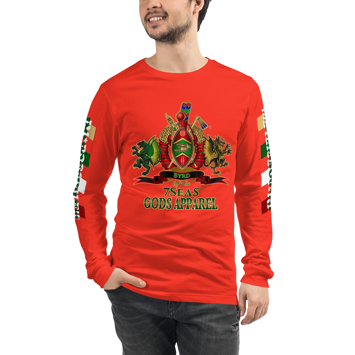 APEP - BYRD OF THE 7SEAS GODS APPAREL - Gods/Men Unisex Long Sleeve Tee