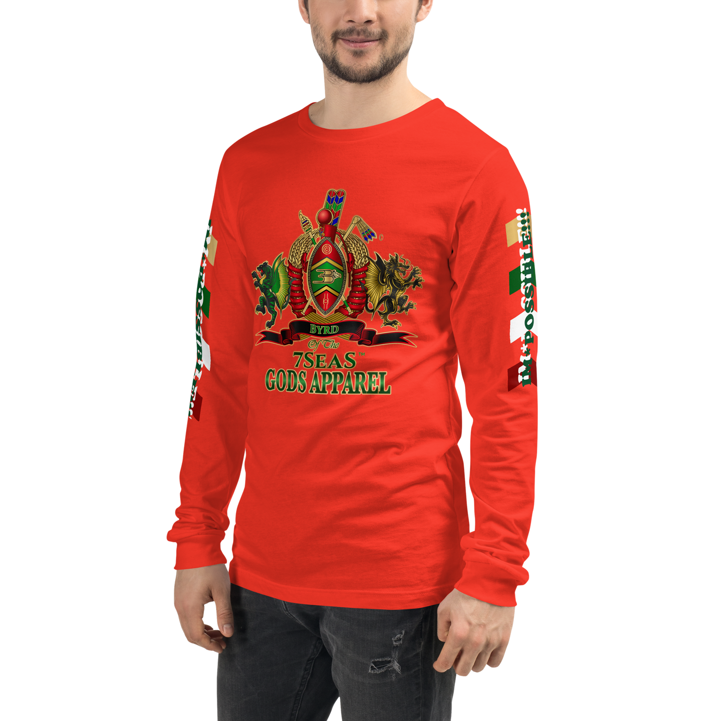 APEP - BYRD OF THE 7SEAS GODS APPAREL - Gods/Men Unisex Long Sleeve Tee