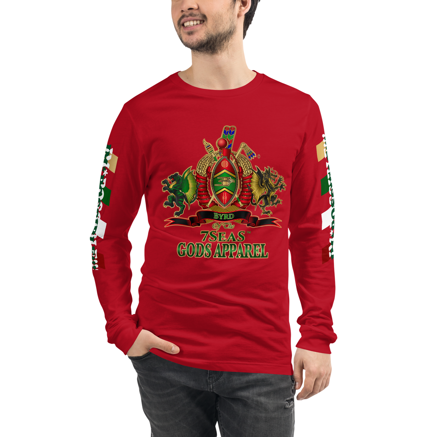 APEP - BYRD OF THE 7SEAS GODS APPAREL - Gods/Men Unisex Long Sleeve Tee