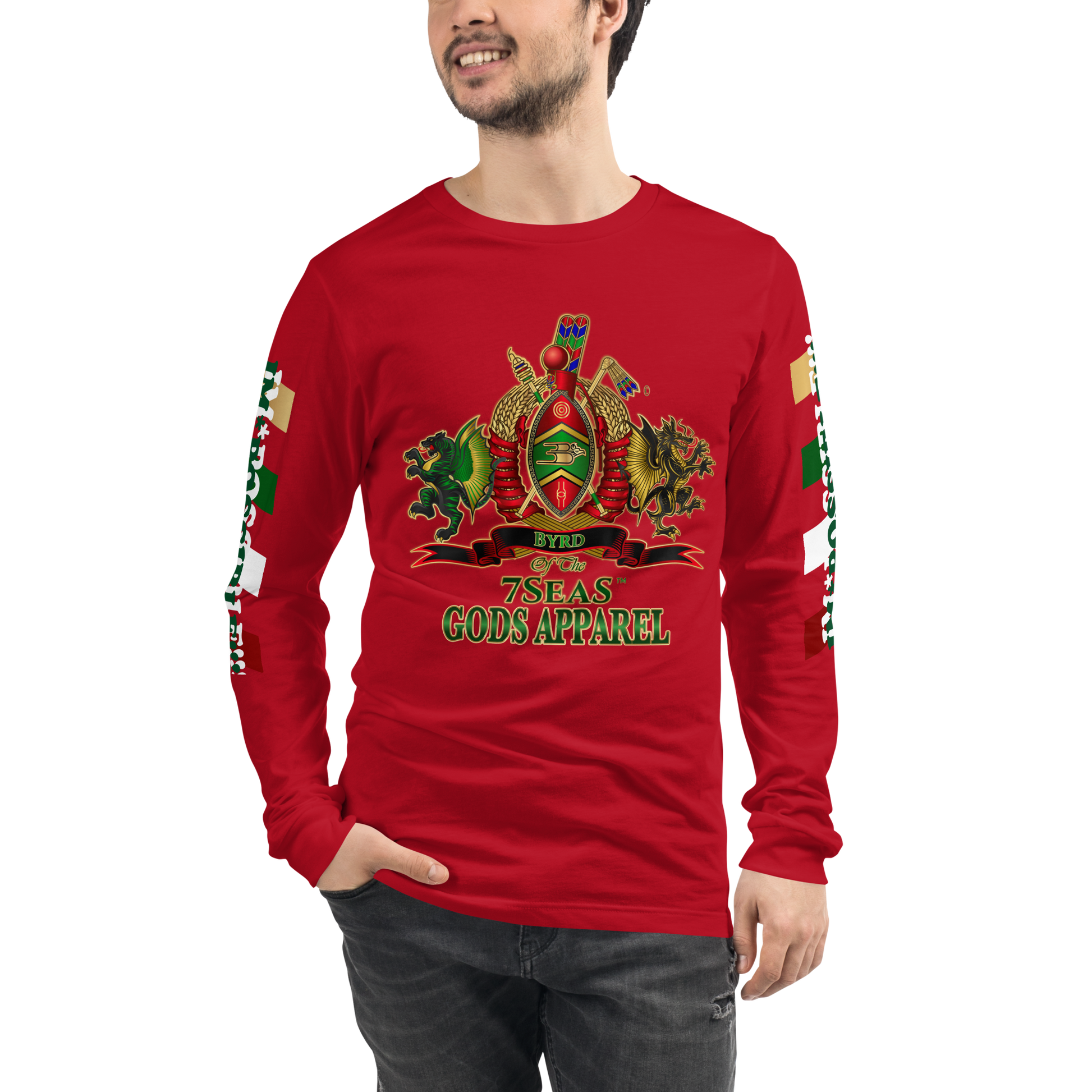 APEP - BYRD OF THE 7SEAS GODS APPAREL - Gods/Men Unisex Long Sleeve Tee