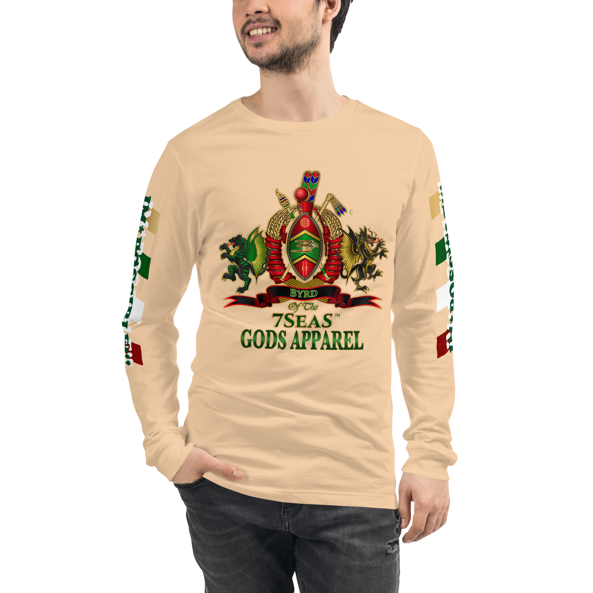 APEP - BYRD OF THE 7SEAS GODS APPAREL - Gods/Men Unisex Long Sleeve Tee