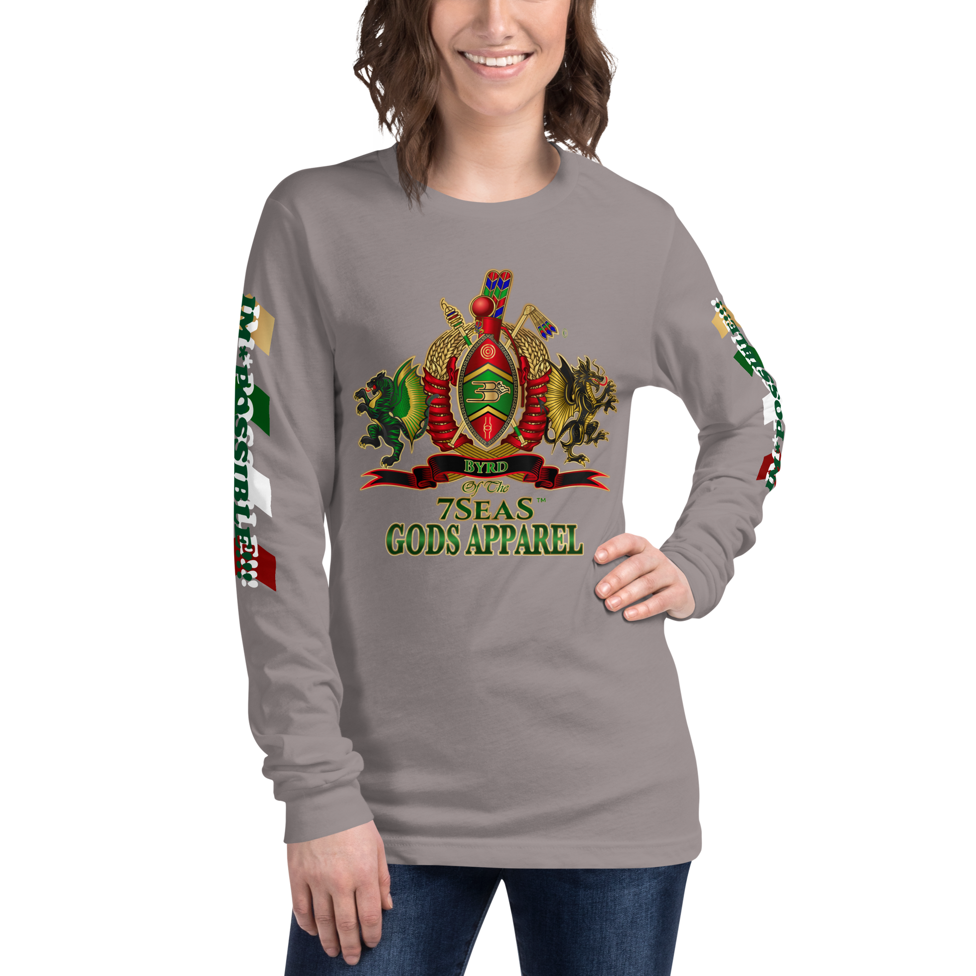 APEP - BYRD OF THE 7SEAS GODS APPAREL - Goddess/Women Unisex Long Sleeve Tee