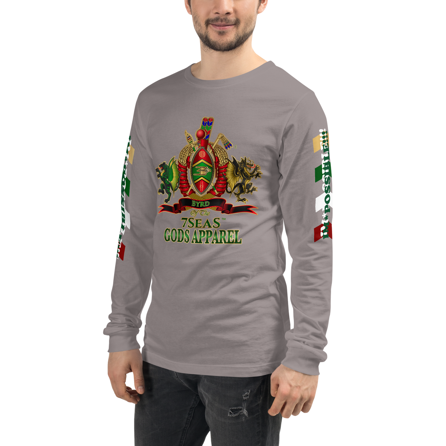 APEP - BYRD OF THE 7SEAS GODS APPAREL - Gods/Men Unisex Long Sleeve Tee