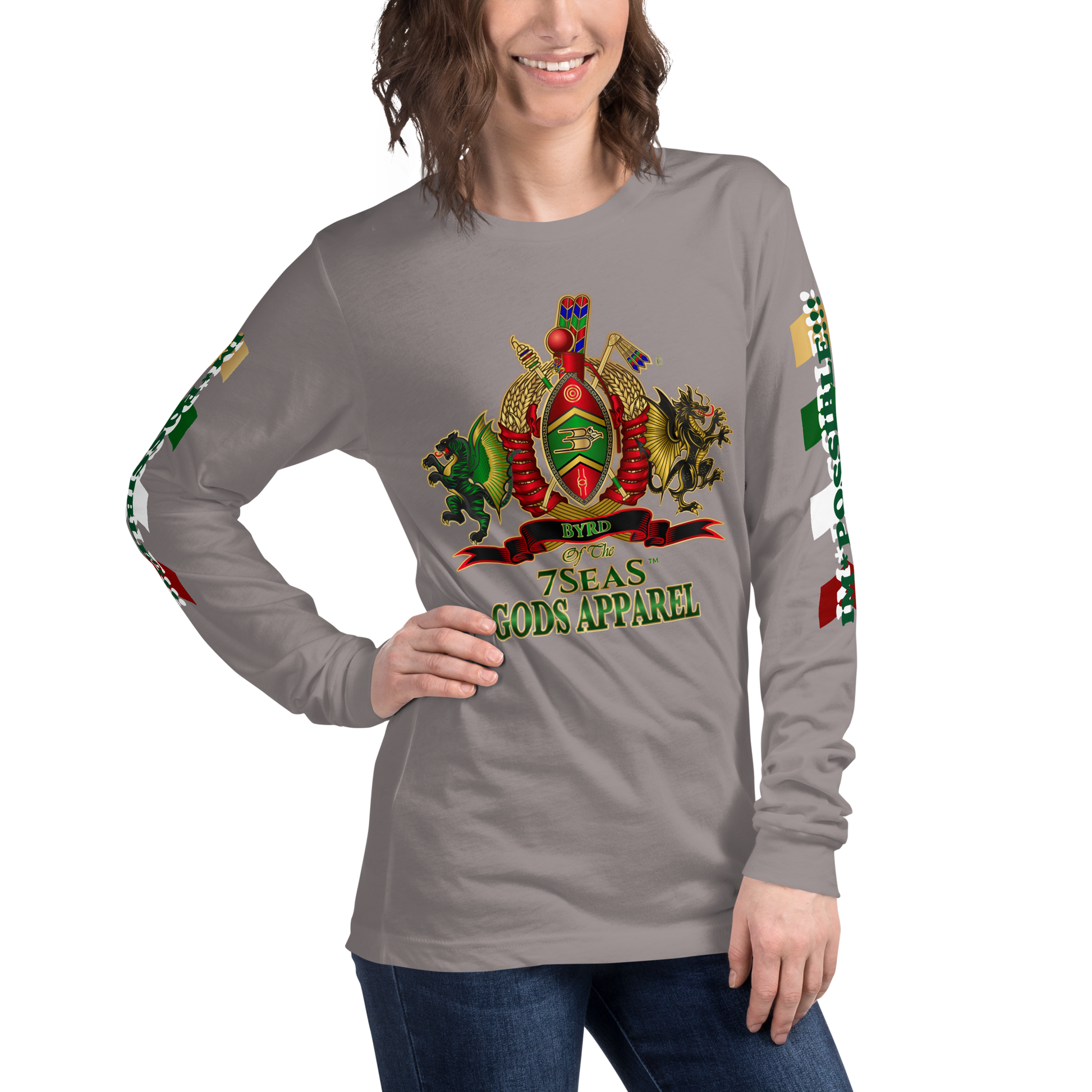 APEP - BYRD OF THE 7SEAS GODS APPAREL - Goddess/Women Unisex Long Sleeve Tee