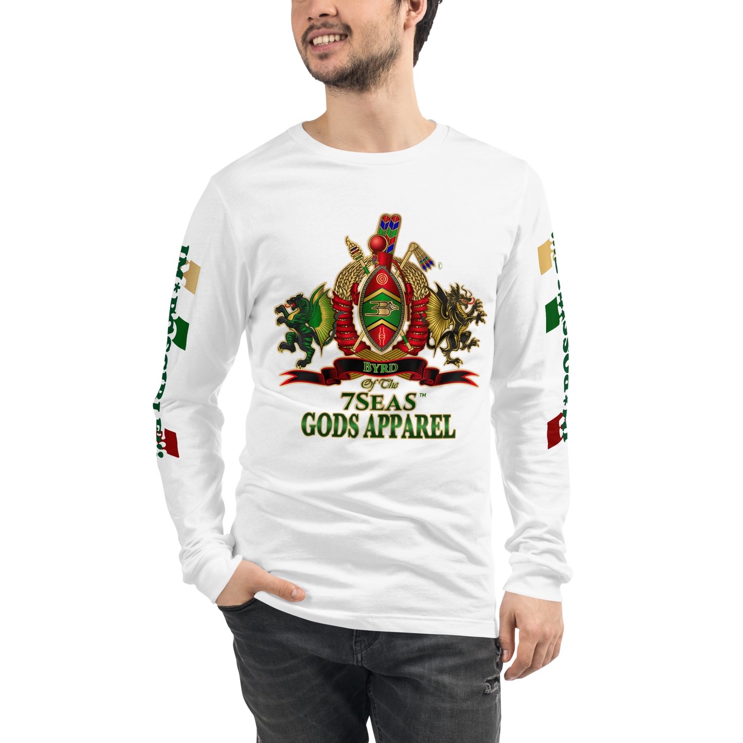 APEP - BYRD OF THE 7SEAS GODS APPAREL - Gods/Men Unisex Long Sleeve Tee