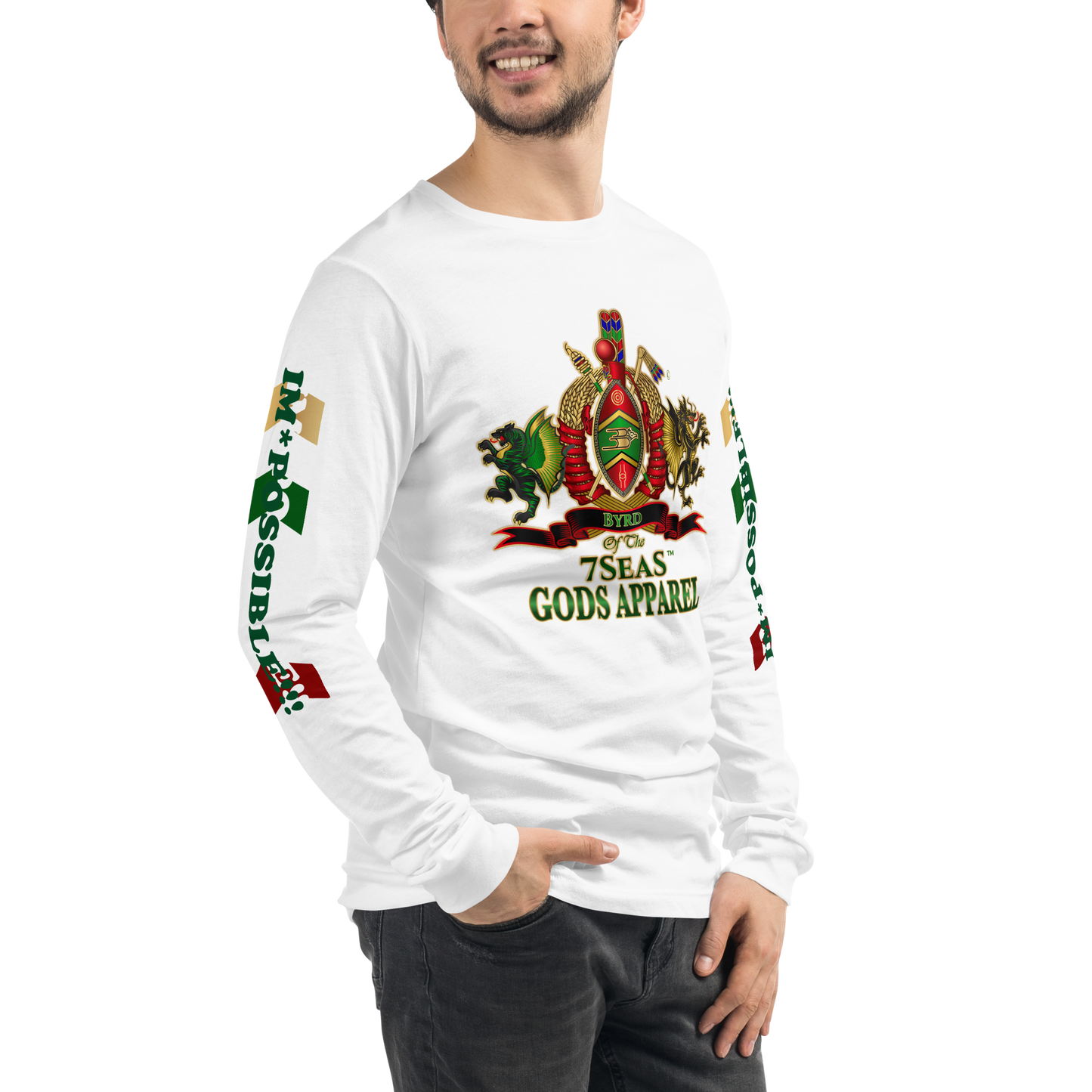 APEP - BYRD OF THE 7SEAS GODS APPAREL - Gods/Men Unisex Long Sleeve Tee