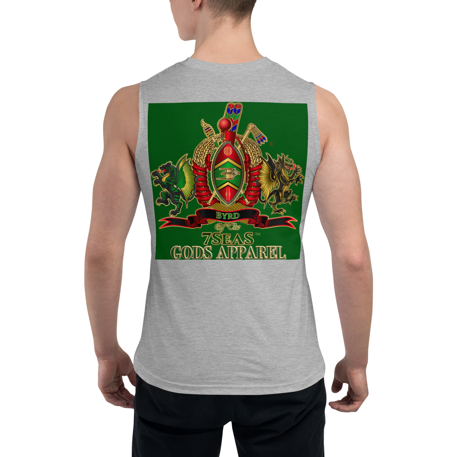 APEP - BYRD OF THE 7SEAS GODS APPAREL - GREEN - Gods/Men Muscle Shirt