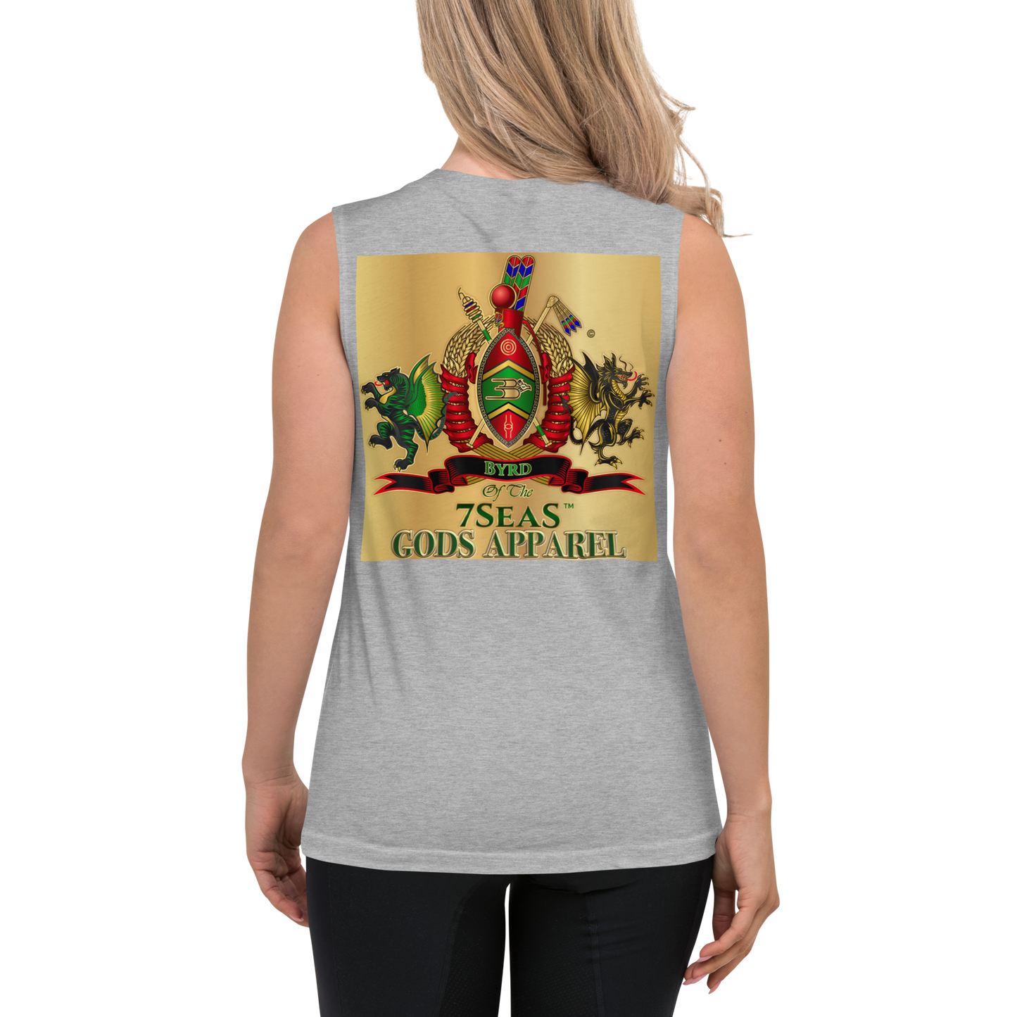 APEP - BYRD OF THE 7SEAS GODS APPAREL - DUST - Goddess/Women Muscle Shirt