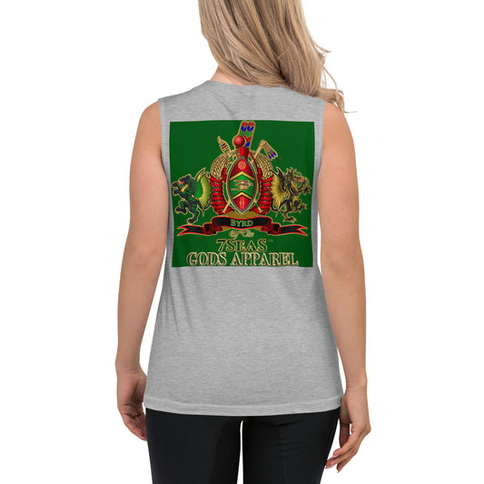 APEP - BYRD OF THE 7SEAS GODS APPAREL - GREEN - Goddess/Women Muscle Shirt