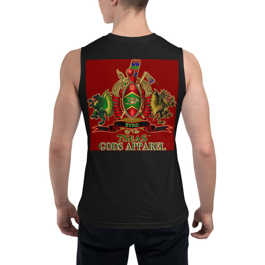 APEP - BYRD OF THE 7SEAS GODS APPAREL - RED - Gods/Men Muscle Shirt