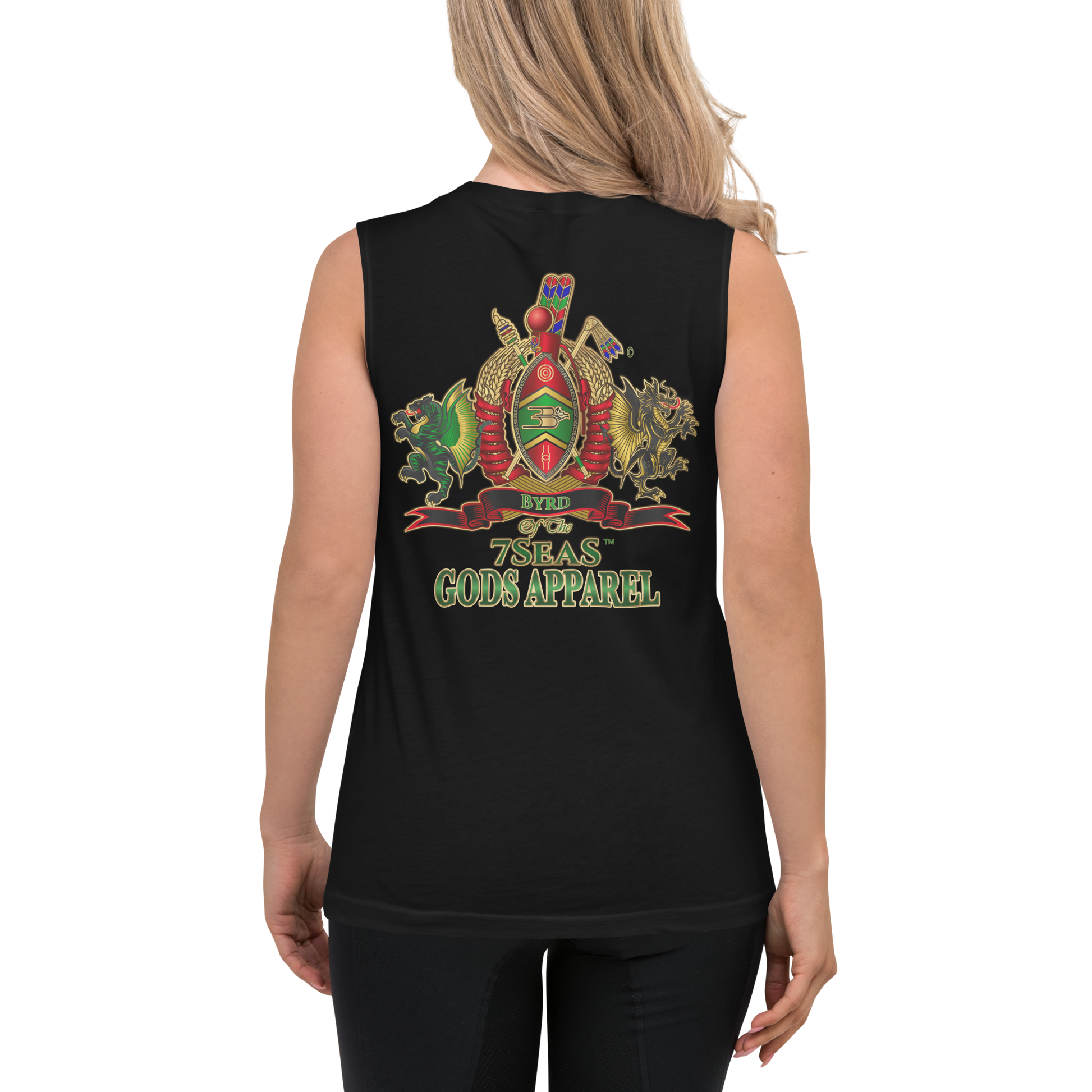 APEP - BYRD OF THE 7SEAS GODS APPAREL - Goddess/Women Muscle Shirt