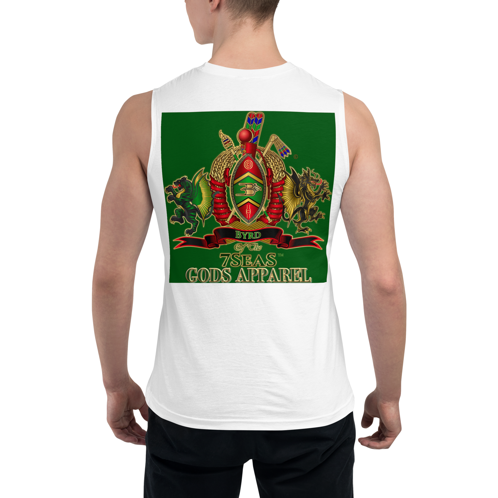 APEP - BYRD OF THE 7SEAS GODS APPAREL - GREEN - Gods/Men Muscle Shirt