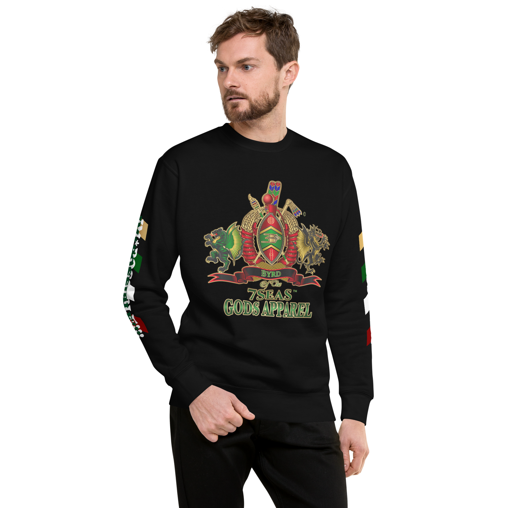 APEP - BYRD OF THE 7SEAS GODS APPAREL - Gods/Men Unisex Premium Sweatshirt