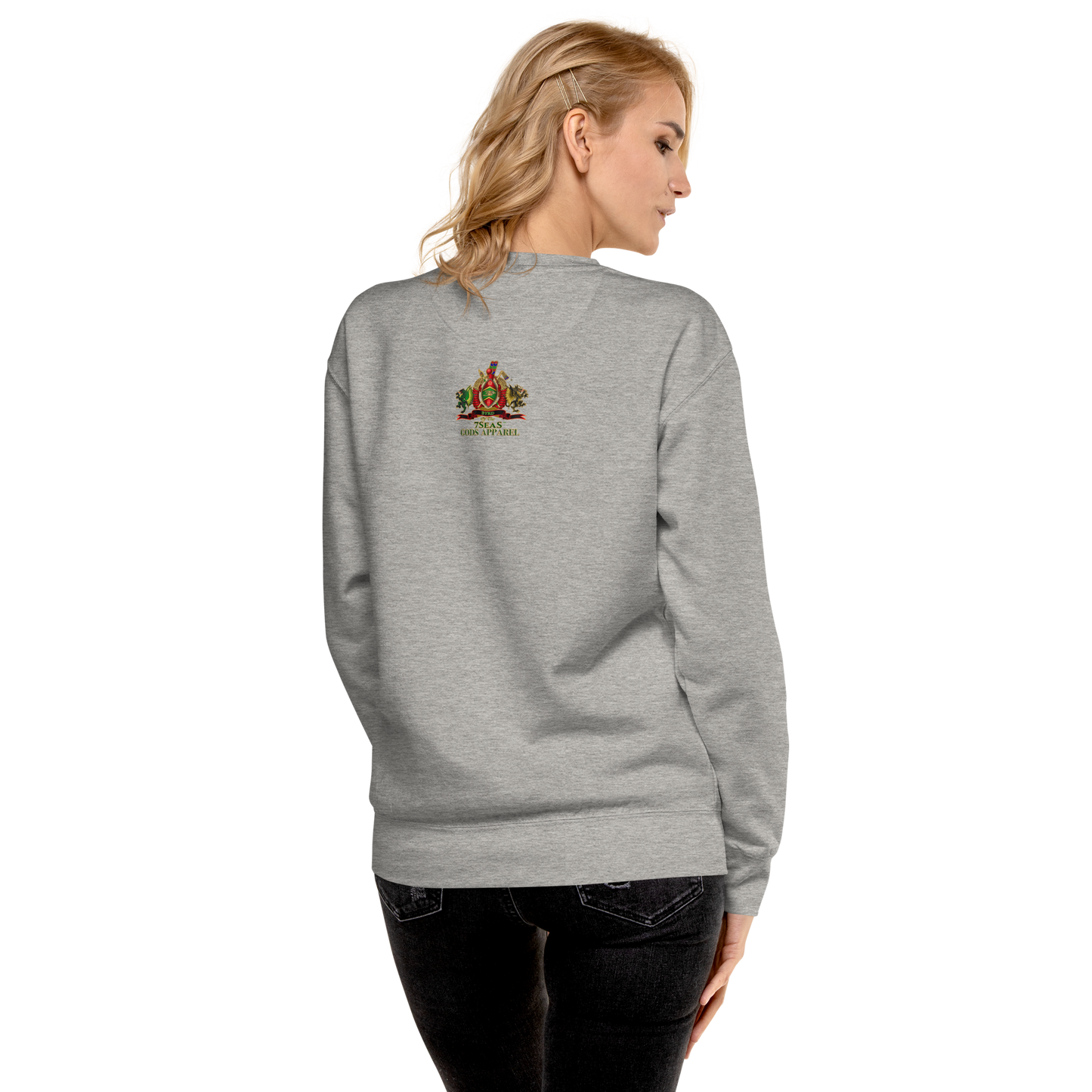 World Is A Jungle - BYRD OF THE 7SEAS GODS APPAREL - ENBYRD EDITION - Goddess/Women Embroidery Unisex Premium Sweatshirt