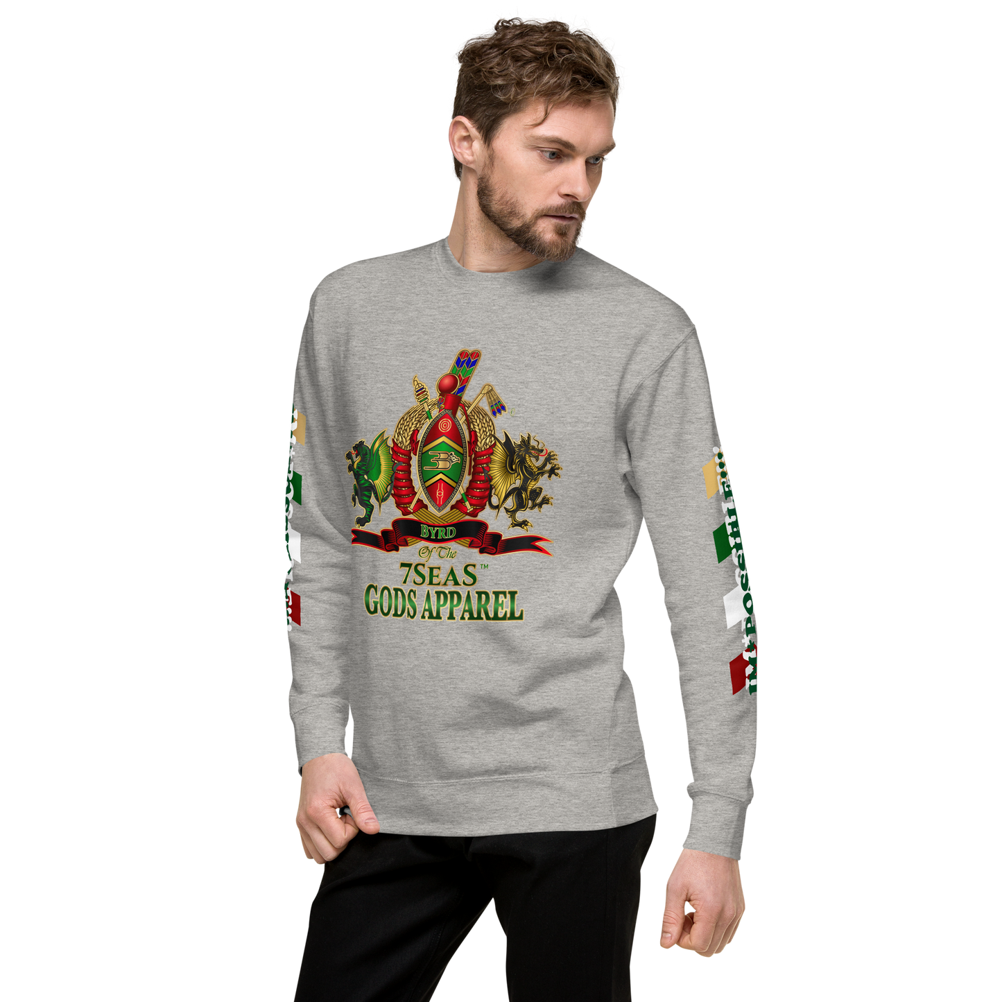 APEP - BYRD OF THE 7SEAS GODS APPAREL - Gods/Men Unisex Premium Sweatshirt