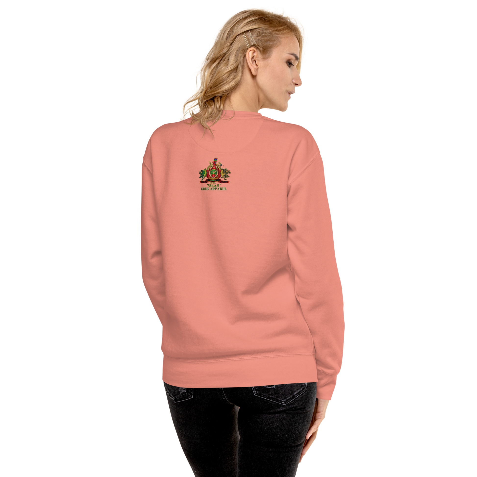 World Is A Jungle - BYRD OF THE 7SEAS GODS APPAREL - ENBYRD EDITION - Goddess/Women Embroidery Unisex Premium Sweatshirt